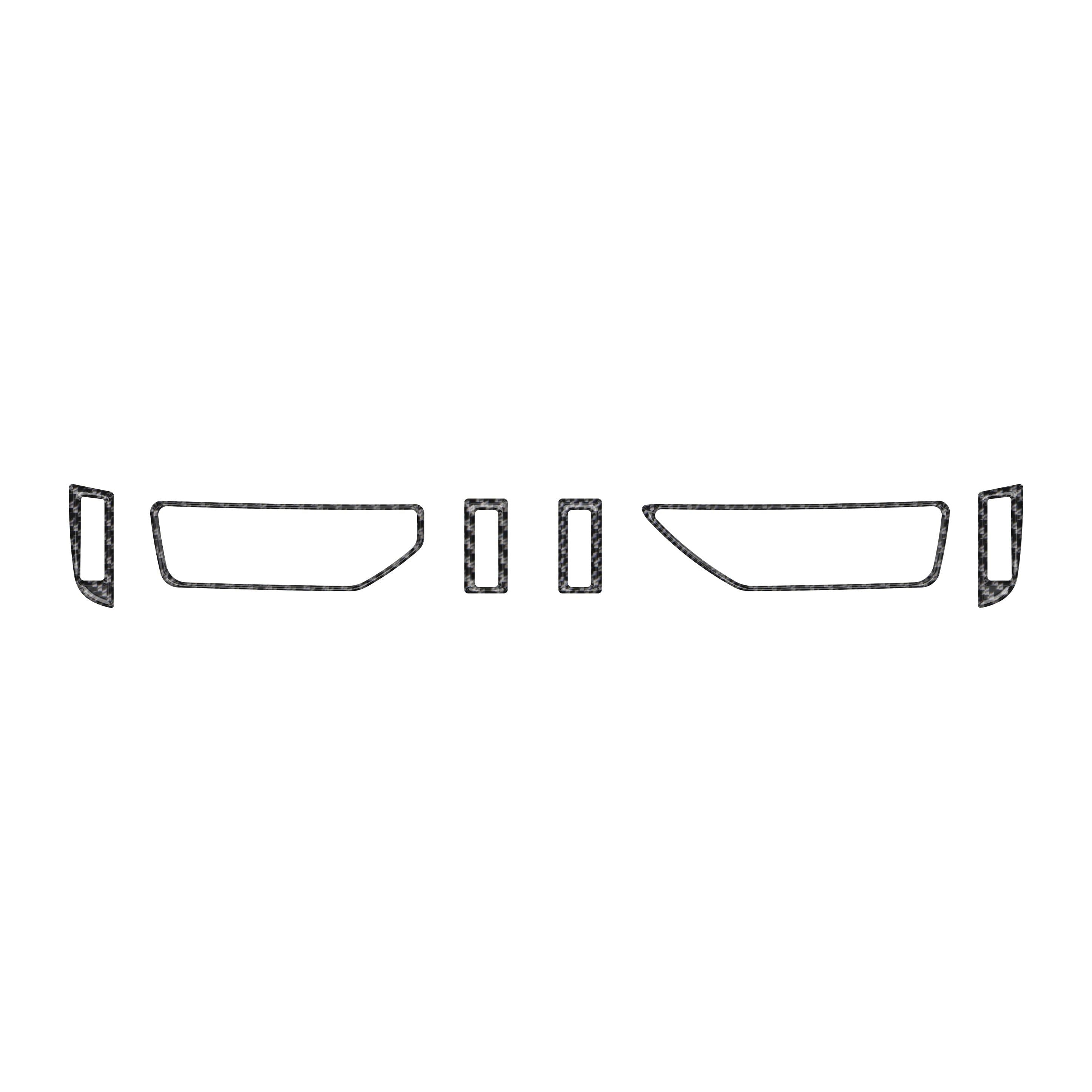 A.C. Vent/Control Accent Trim Fits 2019-2025 Toyota Rav4