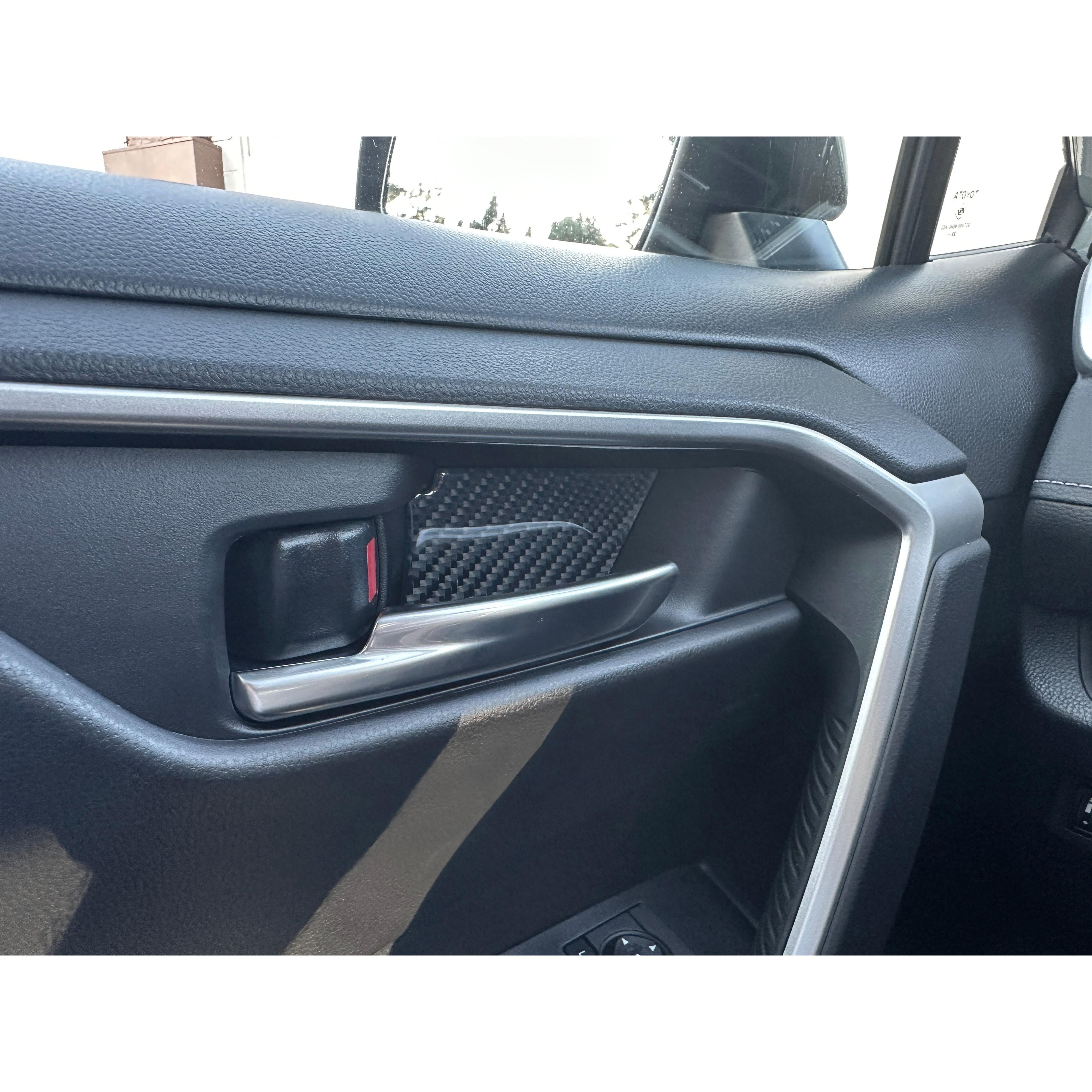 Interior Door Handle Inserts Fits 2019-2025 Toyota Rav4