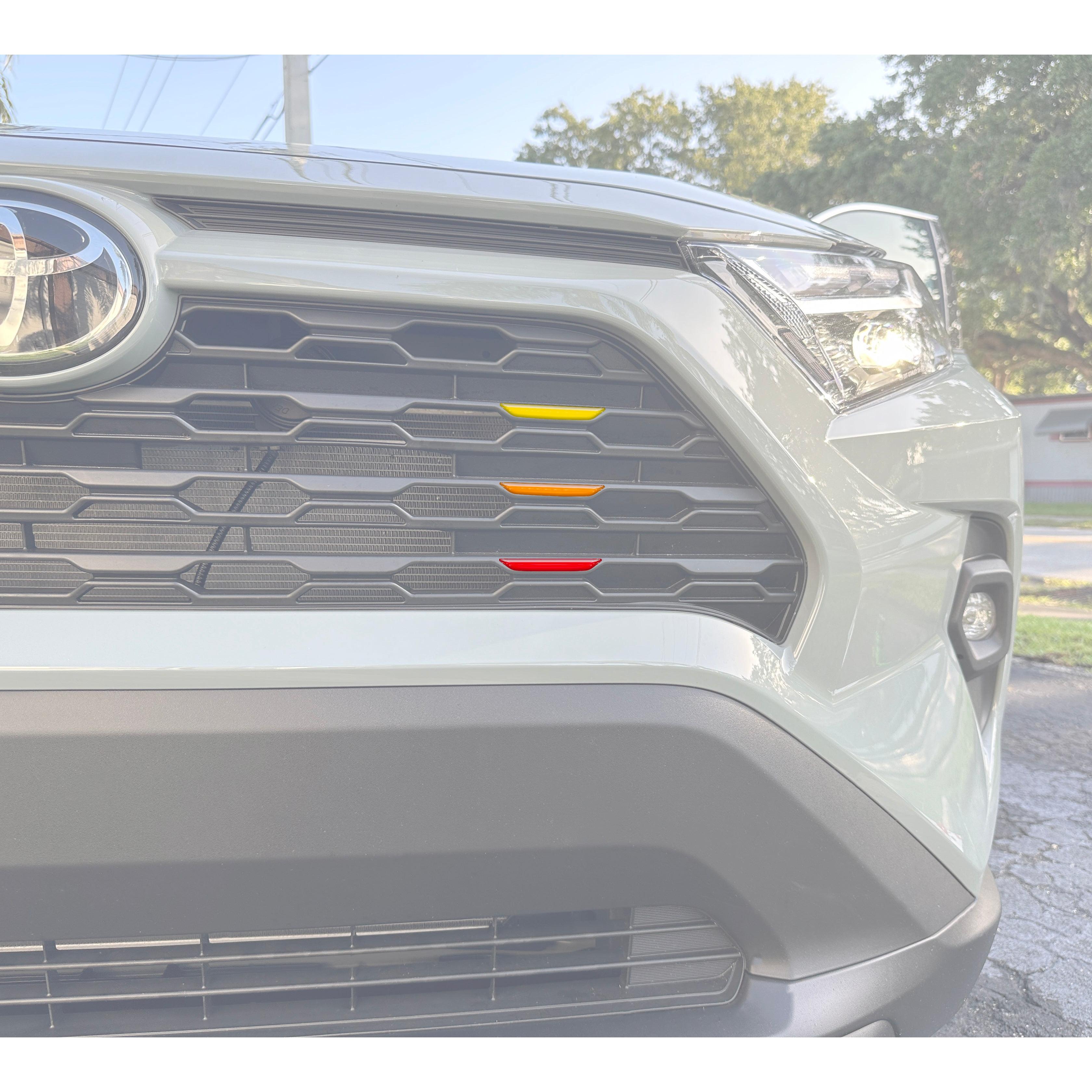 Grille Line Inserts Fits 2019-2025 Toyota Rav4