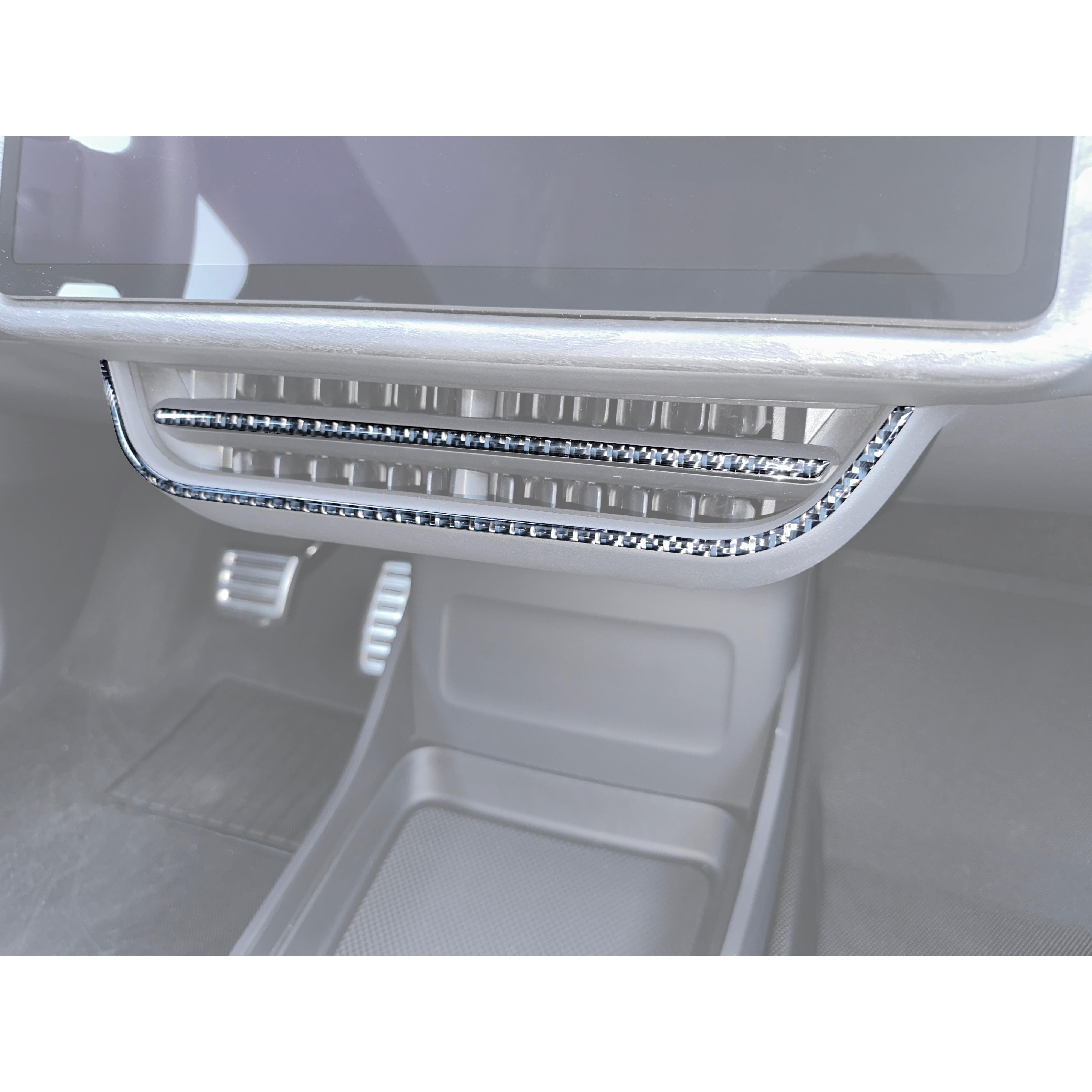 Center A/C Vent Line Accent Trim Fits 2022-2026 Rivian R1T