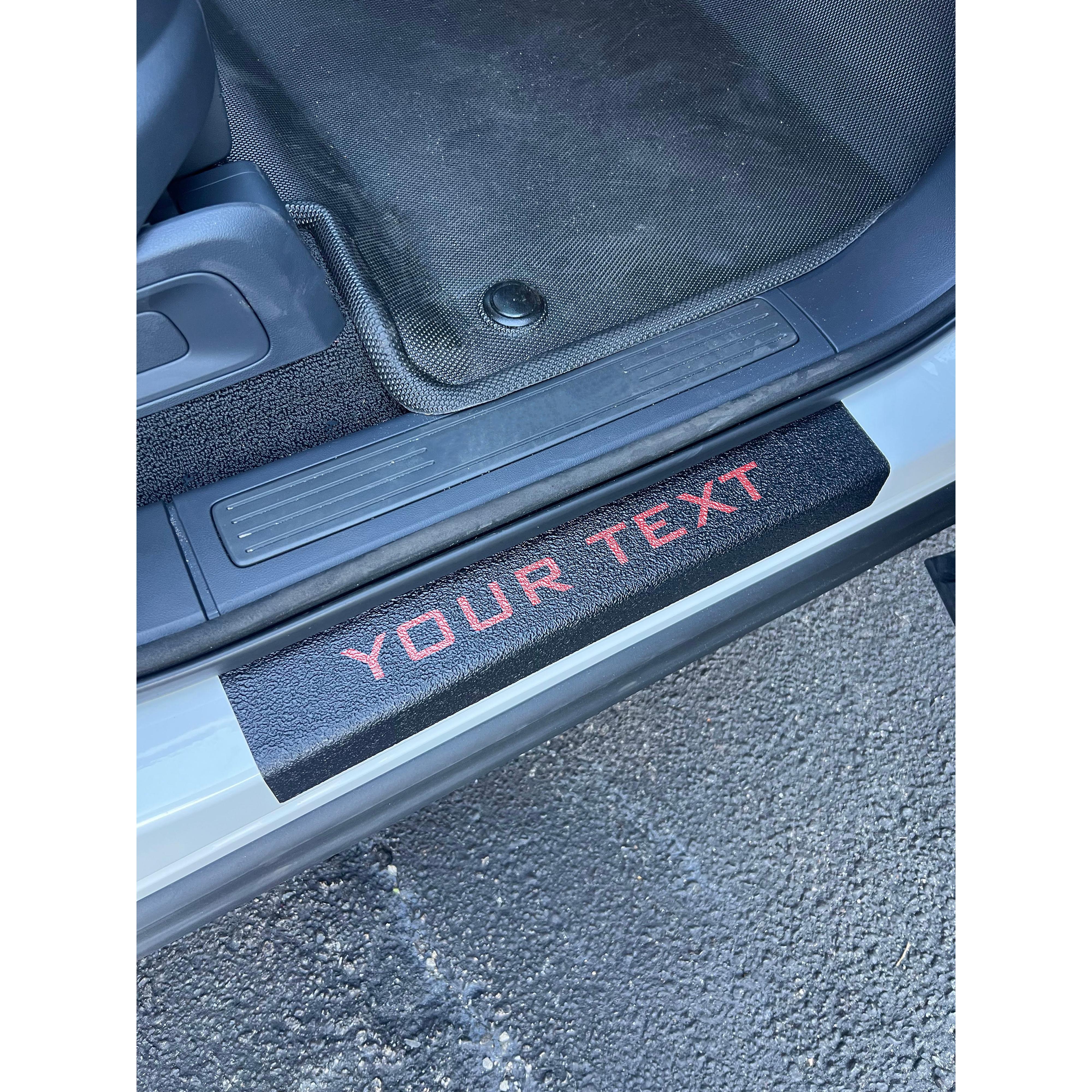 Textured Front Door Sill Overlays Fits 2022-2026 Rivian R1T