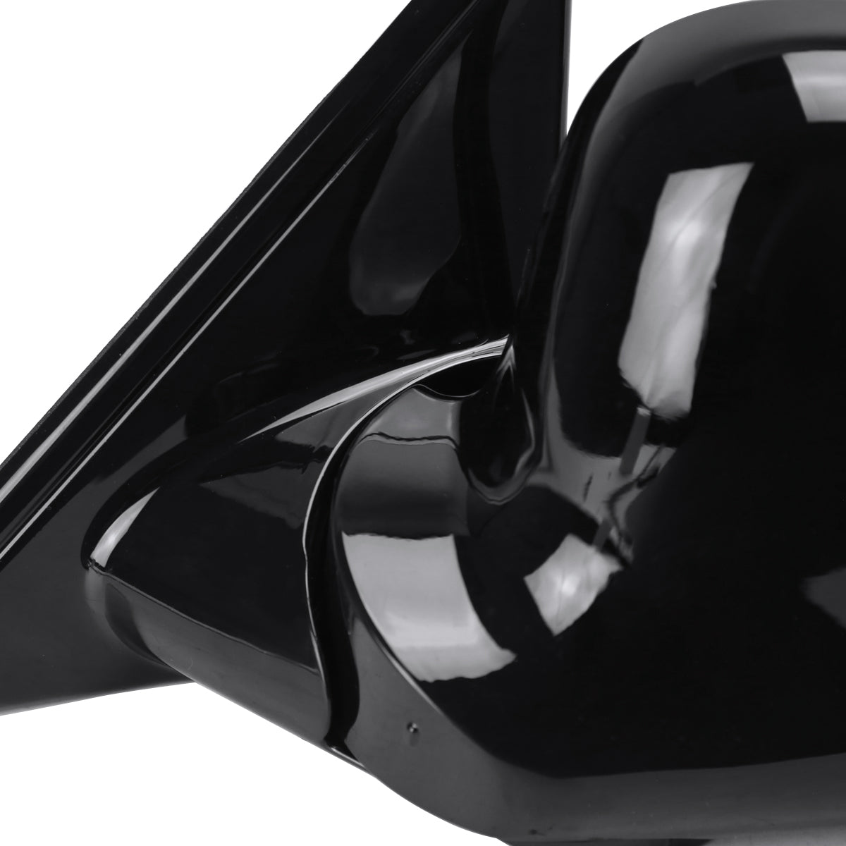 1994-1998 Chevrolet S10/1994-1998 GMC S15 Glossy Black Manual Adjustment Side Mirror