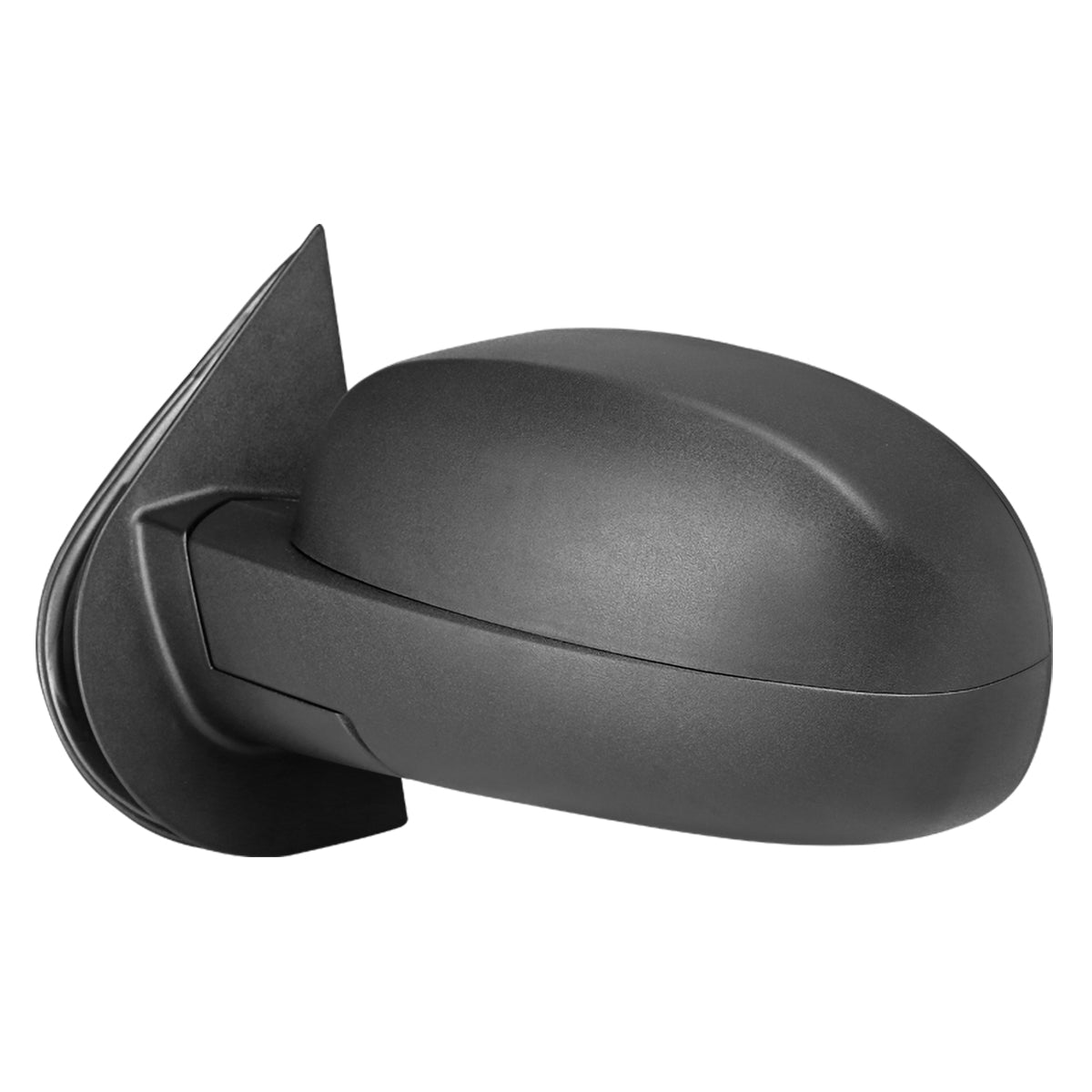 2007-2013 Chevrolet Silverado/GMC Sierra Matte Black Power Adjustable & Heated Side Mirror w/ LED Turn Arrow Signal & Puddle Light - Driver Side Only