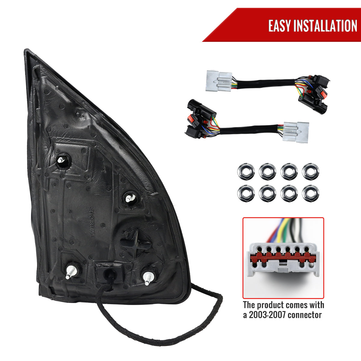 1999-2016 Ford F-250/F-350/F-450 Power Adjustable, Heated, & Manual Extendable Towing Mirrors w/ Smoked Lens LED Turn Signal & Clearance Lights