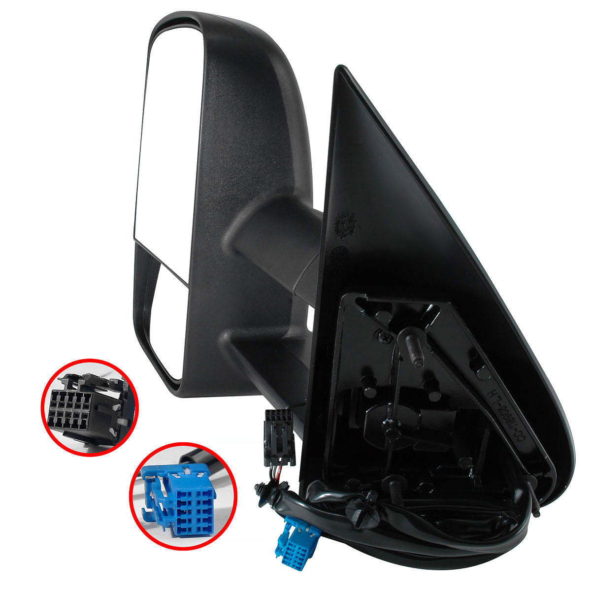 2003-2007 Chevrolet Silverado/GMC Sierra Power Adjustable, Heated, Manual Extendable Towing Mirrors