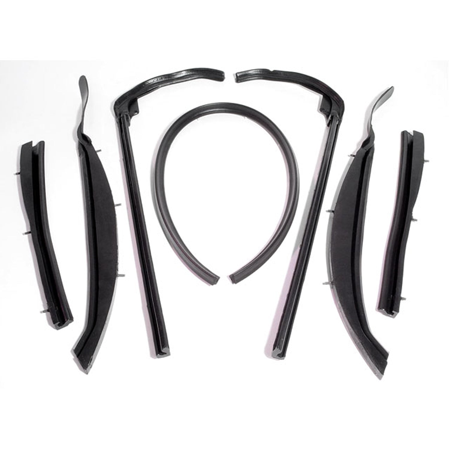 Convertible Top Roof Rail Kit 7-Piece For Chevrolet Corvair 1962-1964; RR 2005