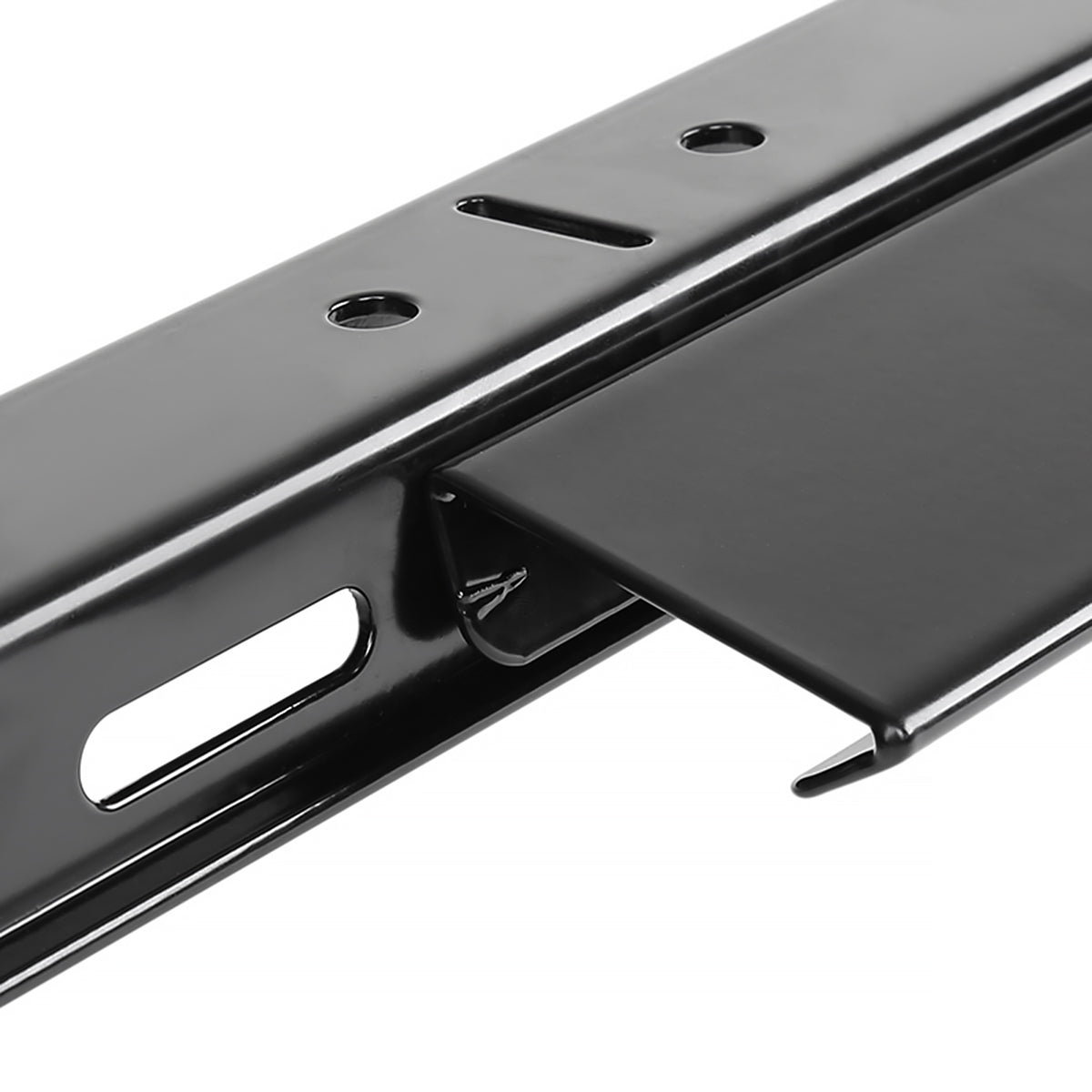 2010-2019 Ford Transit/Nissan NV Glossy Black Steel 3 Bar Roof Ladder Racks