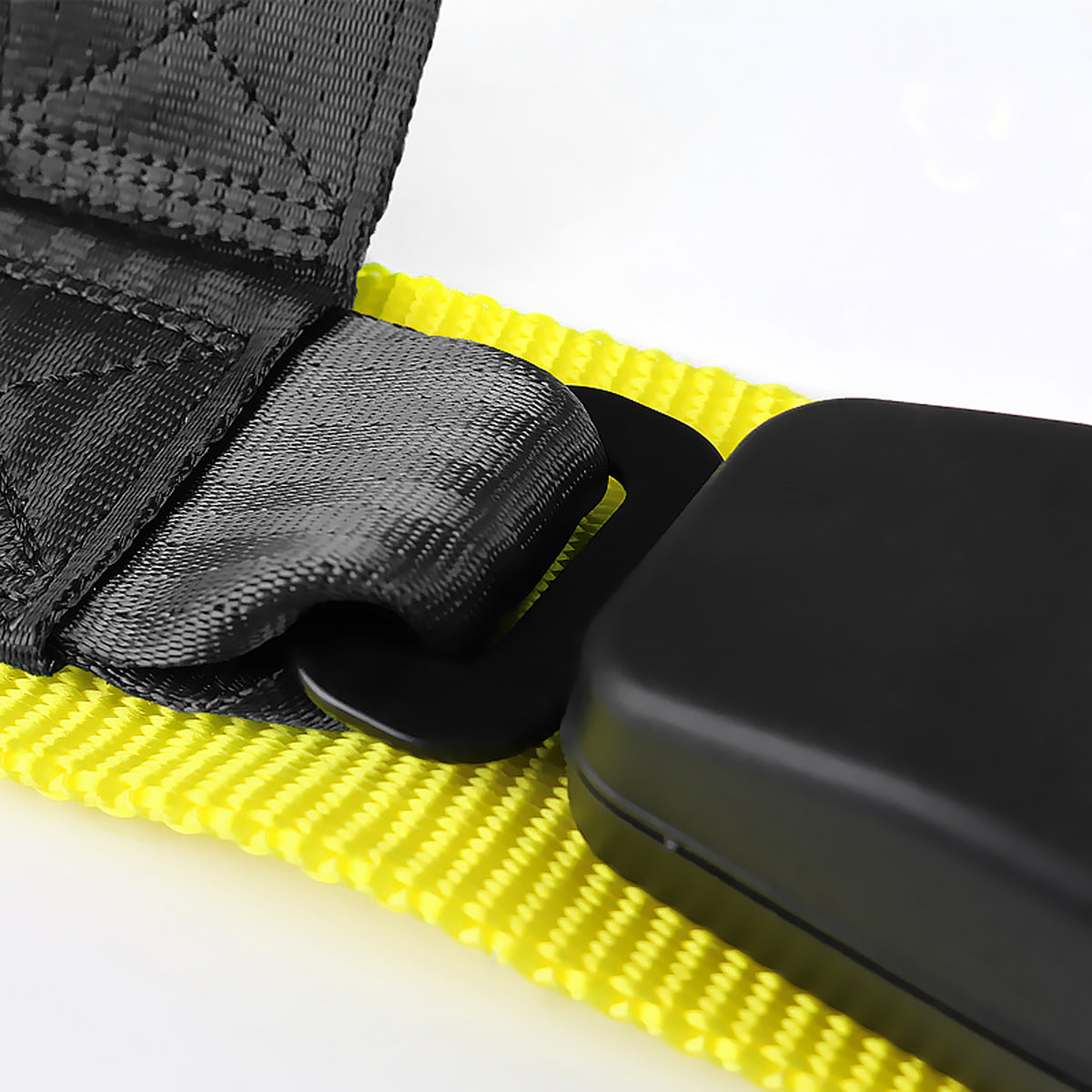 Universal Black 4 Point Racing Seat Belt Buckle Safety Harness