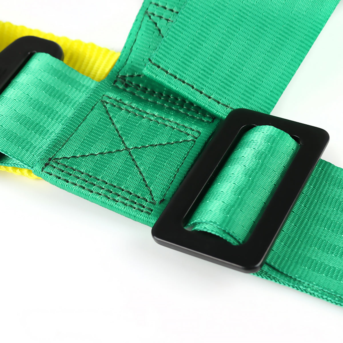 Universal Green 4 Point Racing Seat Belt Buckle Safety Harness