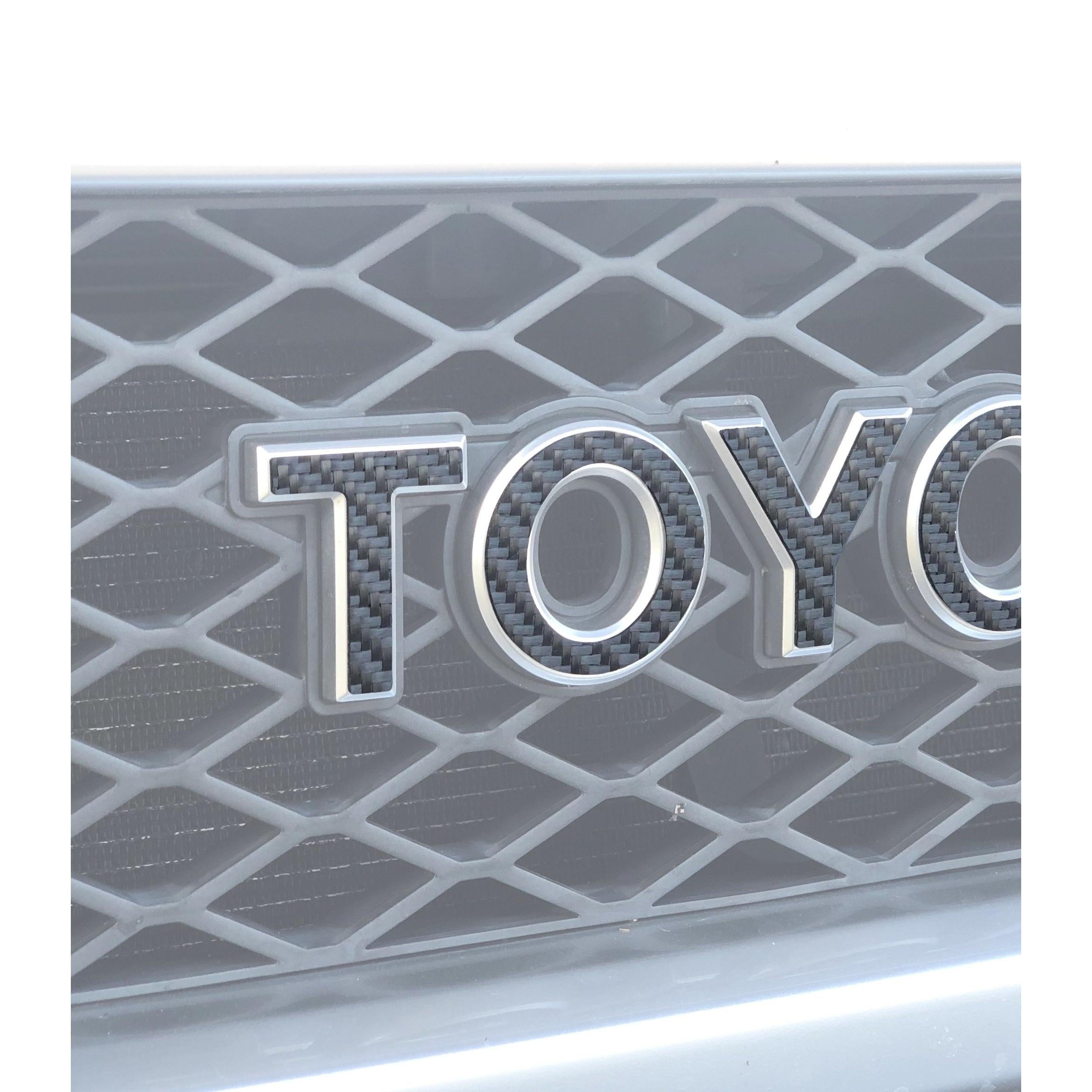 Grill Letter Overlays Fits 2006-2014 Toyota FJ Cruiser