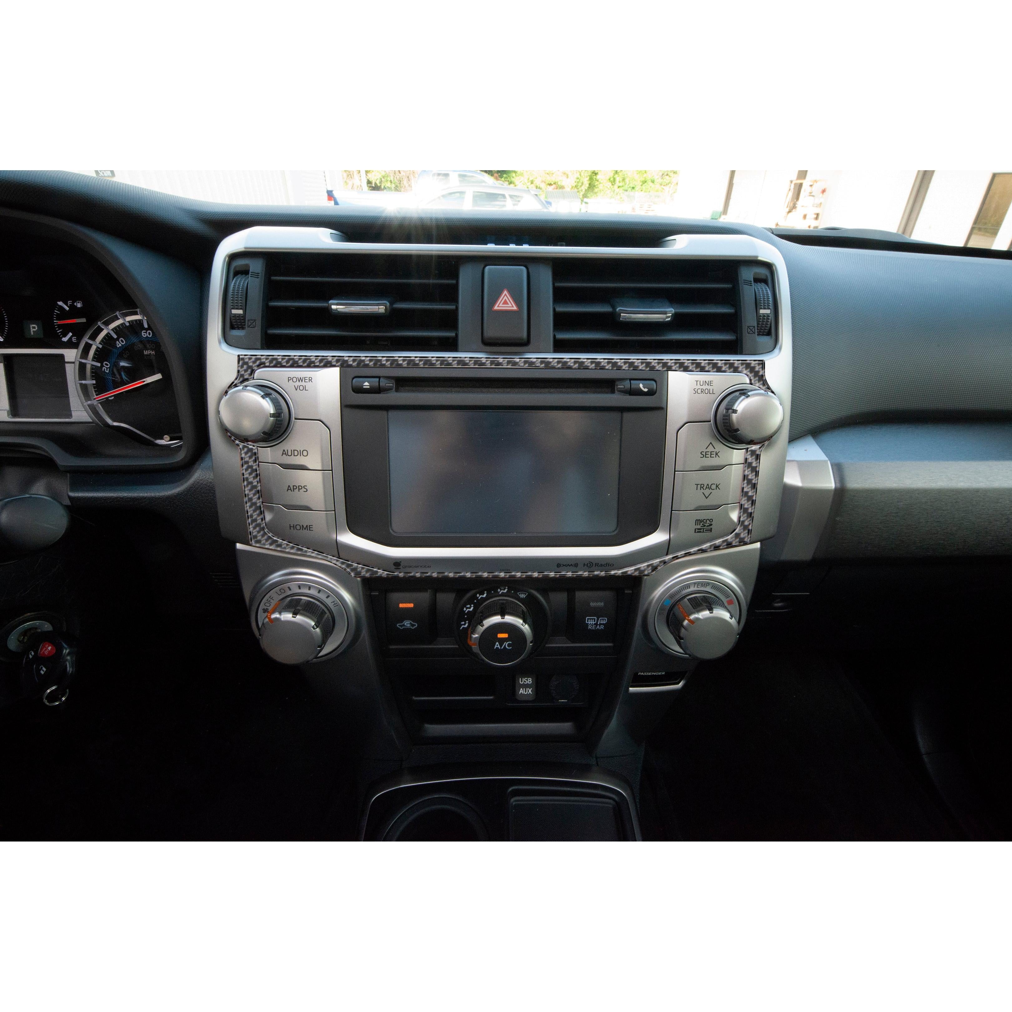 Navigation/CD Player Outer Radio Display Accent Fits 2014-2024 Toyota 4Runner