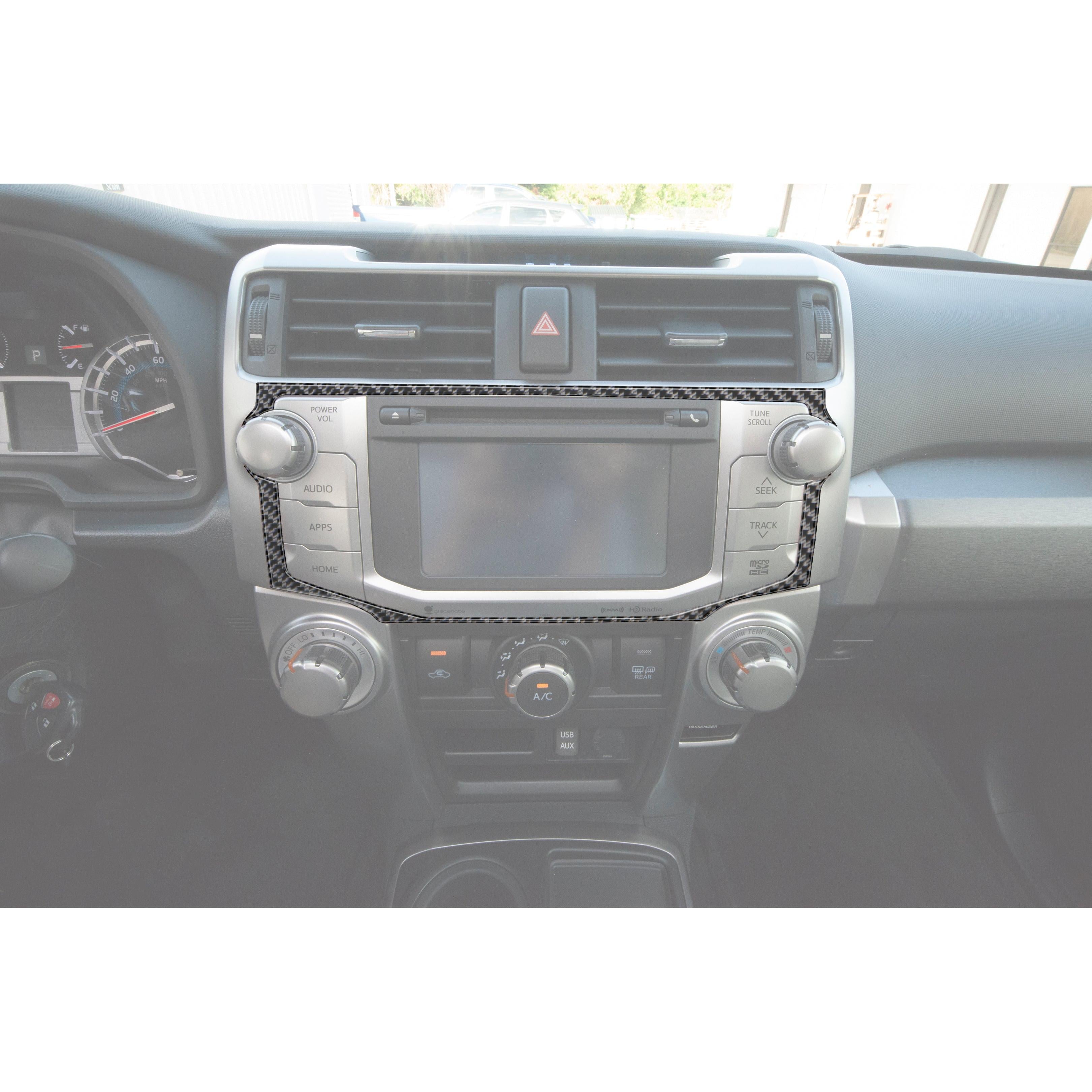 Navigation/CD Player Outer Radio Display Accent Fits 2014-2024 Toyota 4Runner