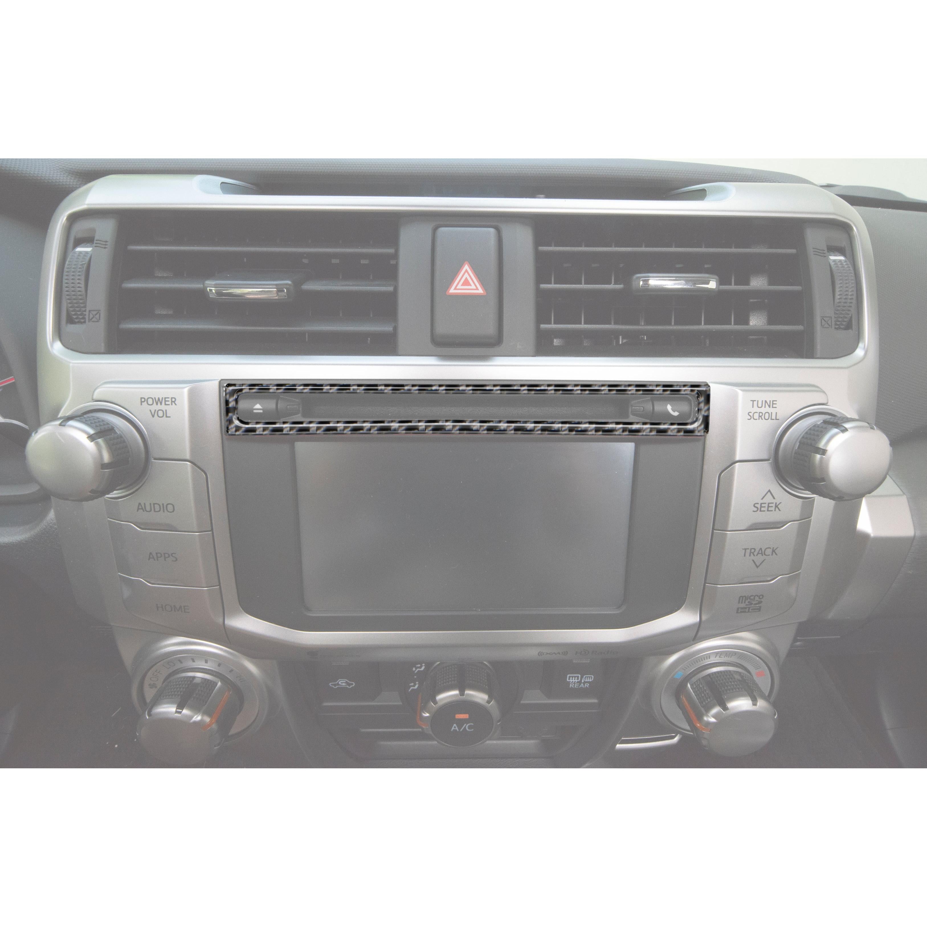 Upper Radio Display Accent Trim Fits 2014-2024 Toyota 4Runner