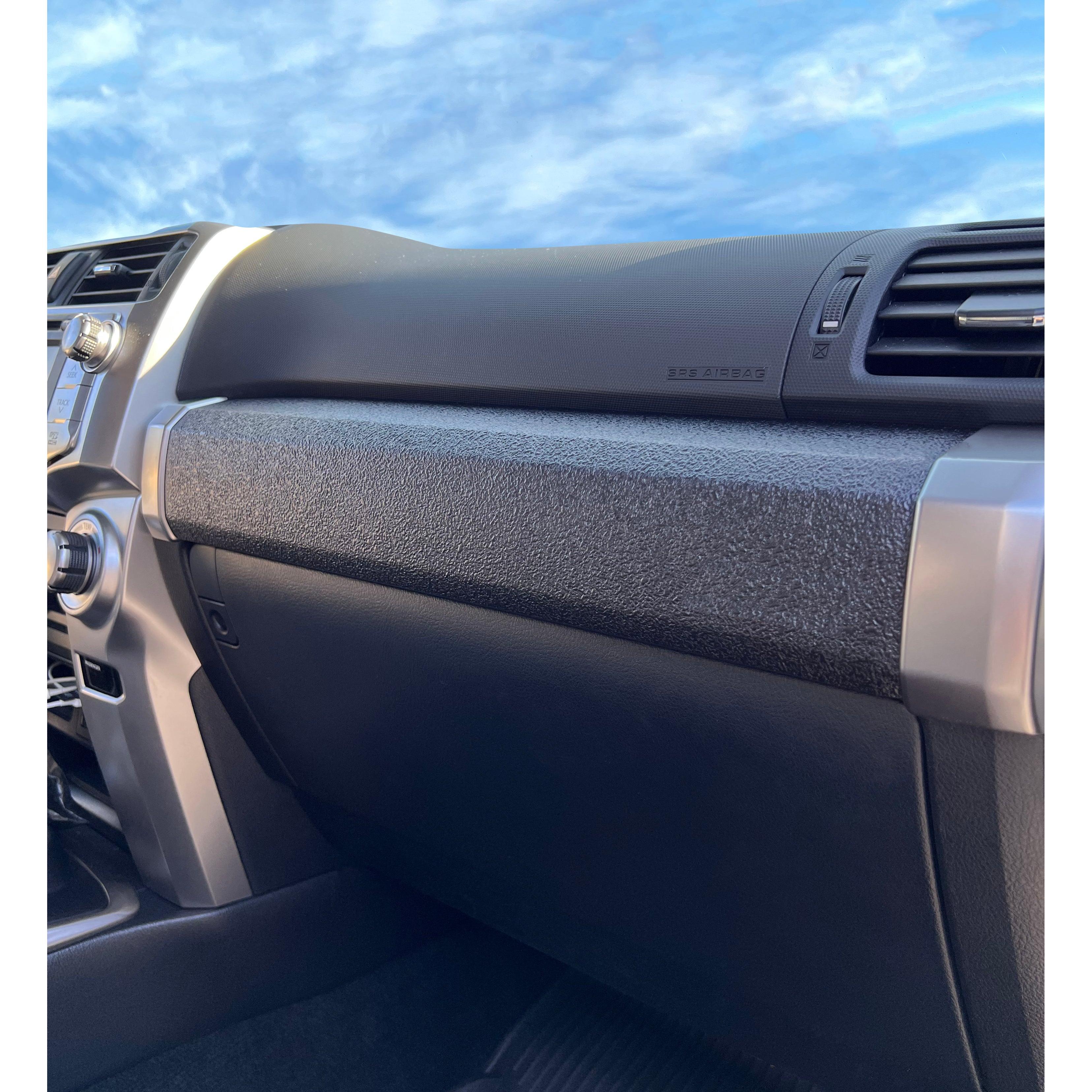Textured Glove Box Bar Overlay Fits 2010-2024 Toyota 4Runner