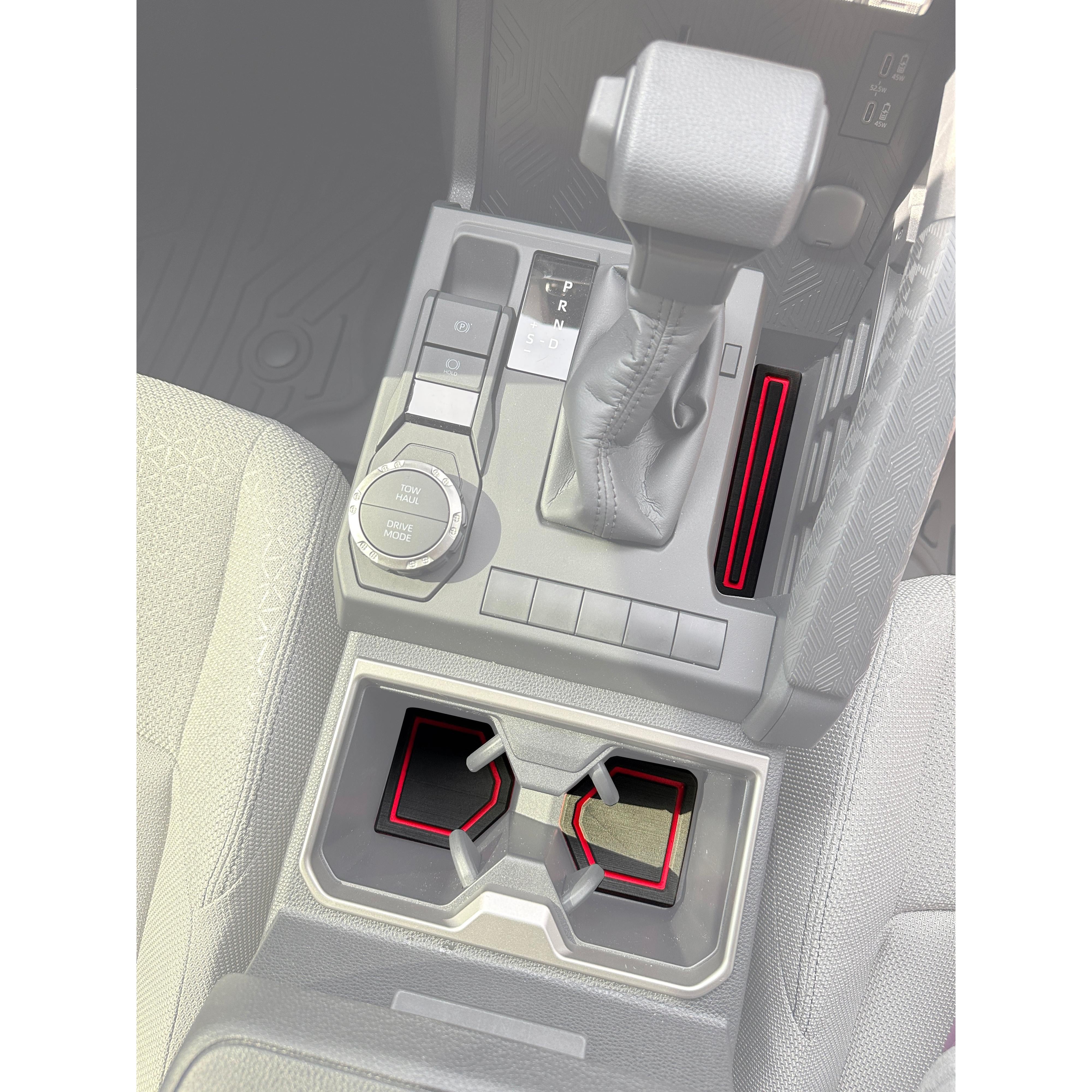 Center Console/Cupholder Inserts Fits 2025-2026 Toyota 4runner