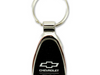Chevy Trucks Chrome Teardrop Key Chain - Officially Licensed Chevrolet Keychain