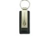 Corvette Stingray Metal/Leather Keychain - Officially Licensed Chevrolet Key Tag