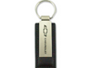 Chevy Bowtie Metal/Leather Keychain - Officially Licensed Chevrolet Key Tag