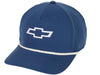 Chevy Bowtie Captain's Cord Snapback Hat - Officially Licensed Chevrolet Rope Cap