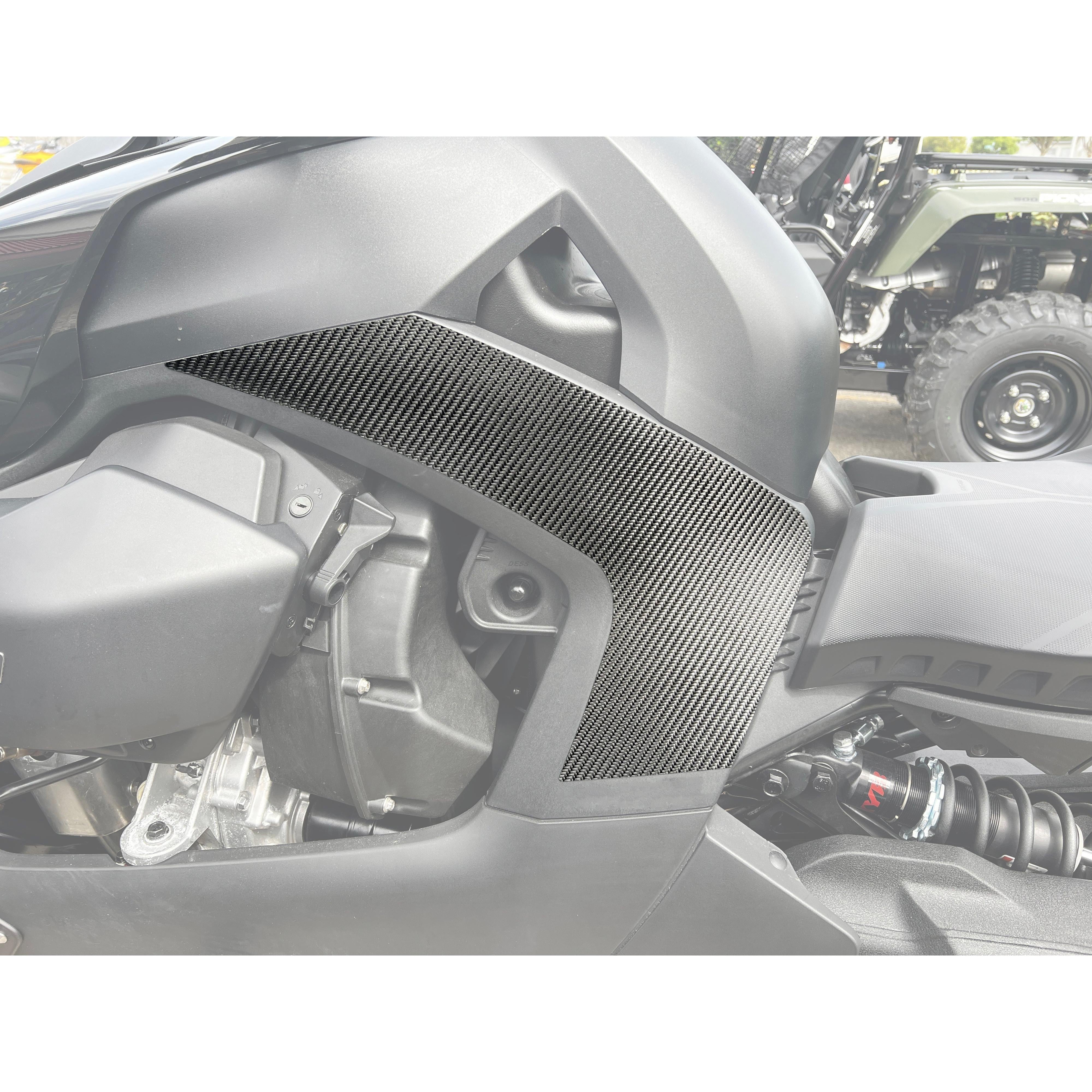 Knee Traction Pad W/O Slots Accent Trim Fits 2019-2024 Can-Am Ryker