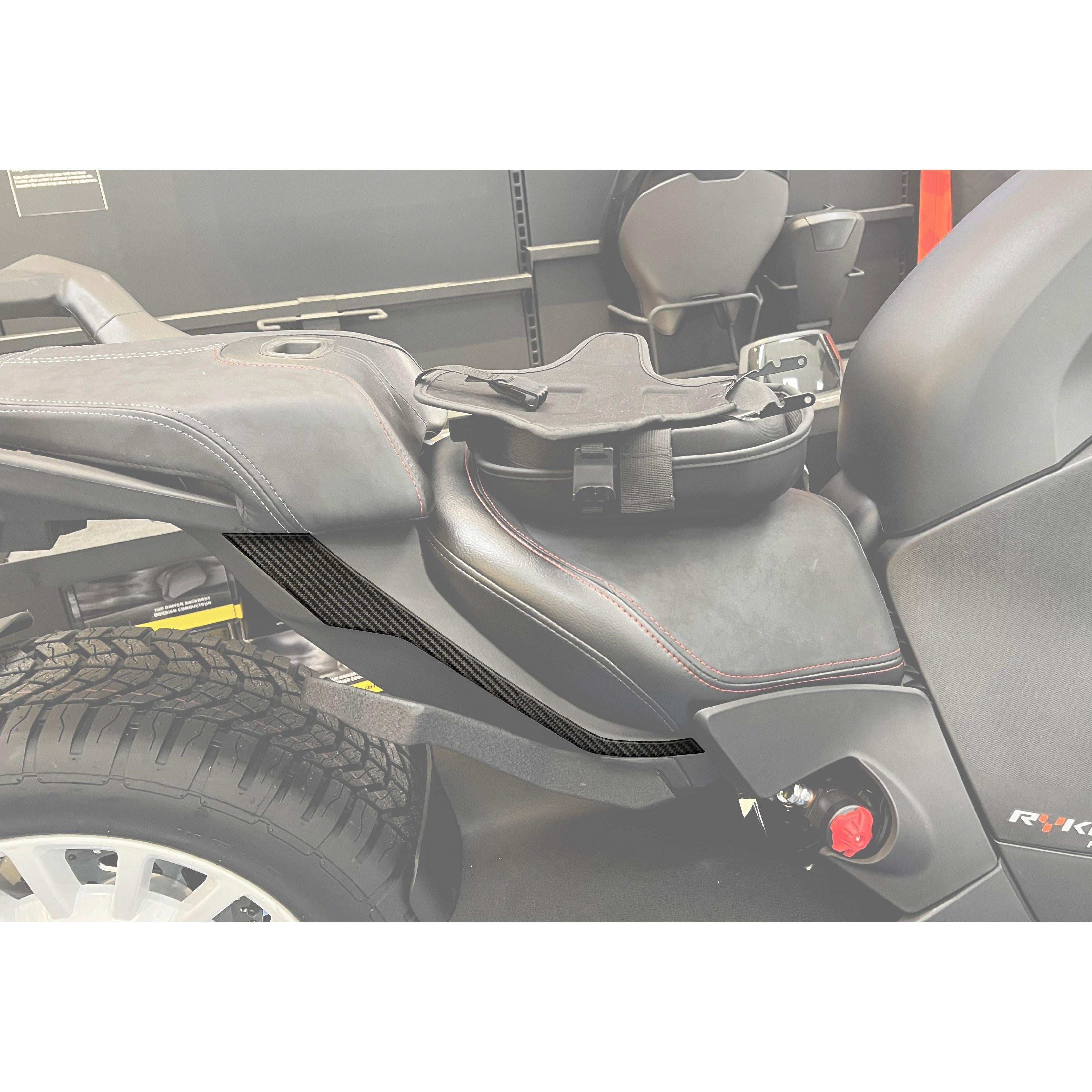 Lower Seat W/ Max Mount Passenger Seat Accent Trim Fits 2019-2024 Can-Am Ryker Rally