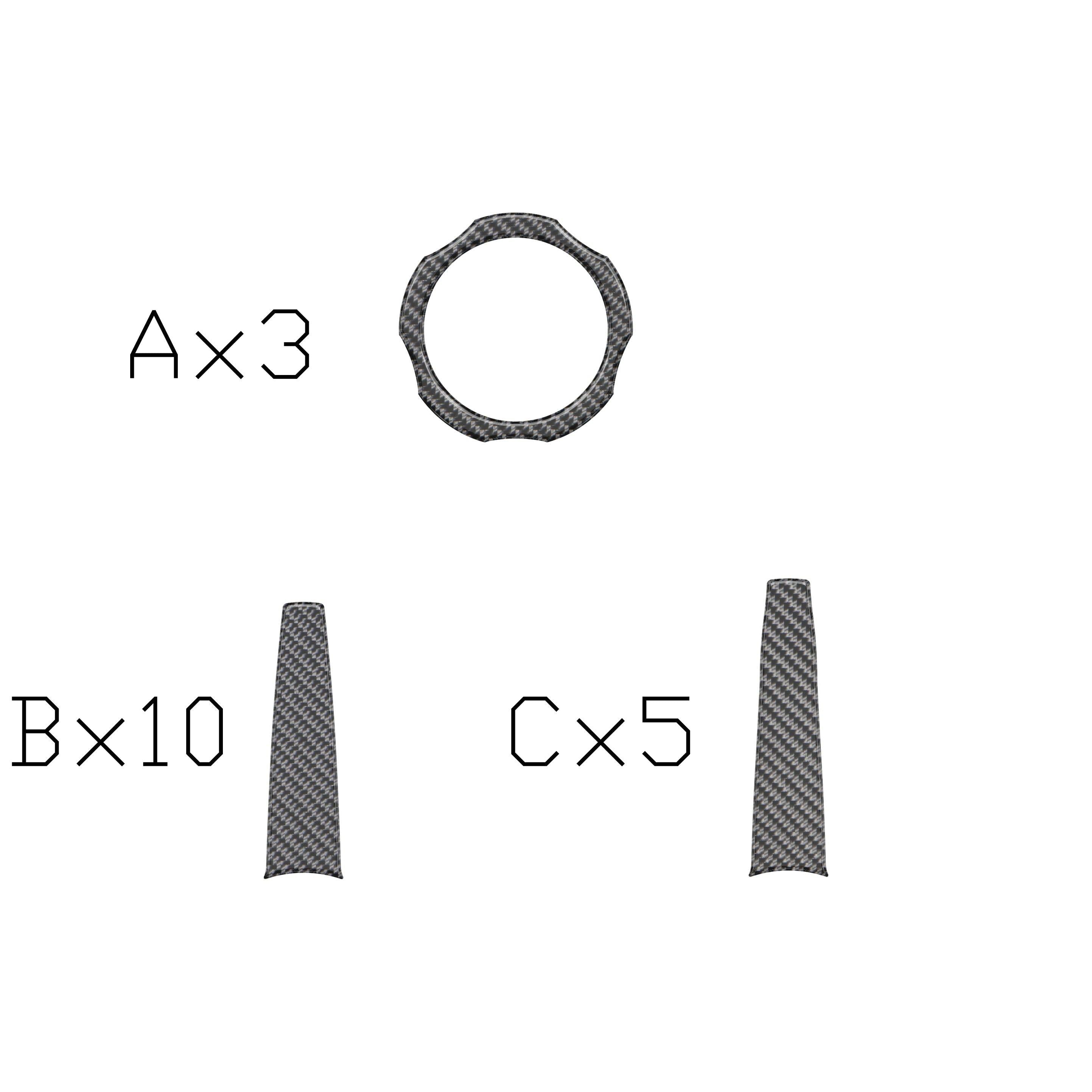 Sport Wheel Accent Trim Fits 2022-2024 Can-Am Ryker