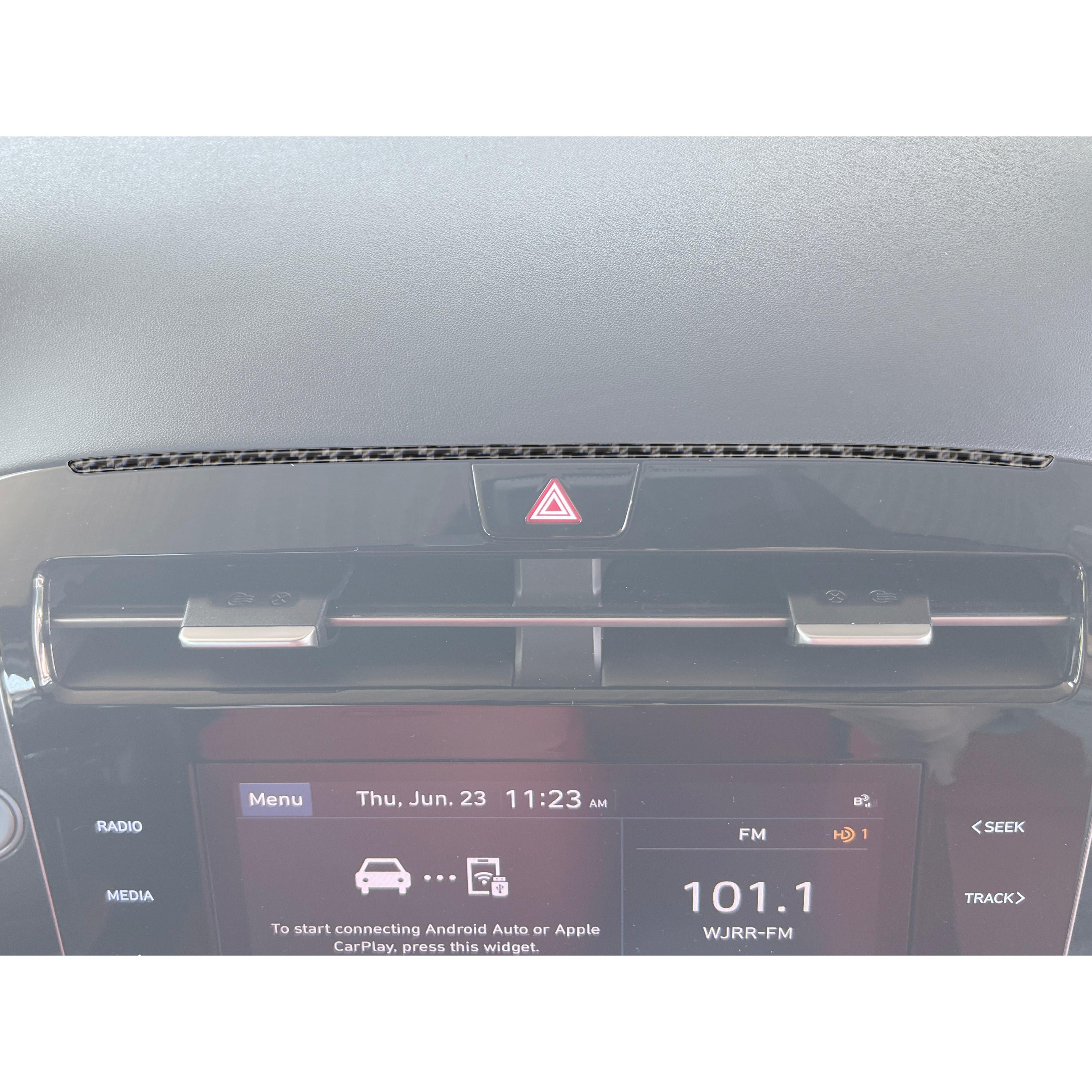 Center Dash Line Accent Trim Fits 2022-2026 Hyundai Santa Cruz