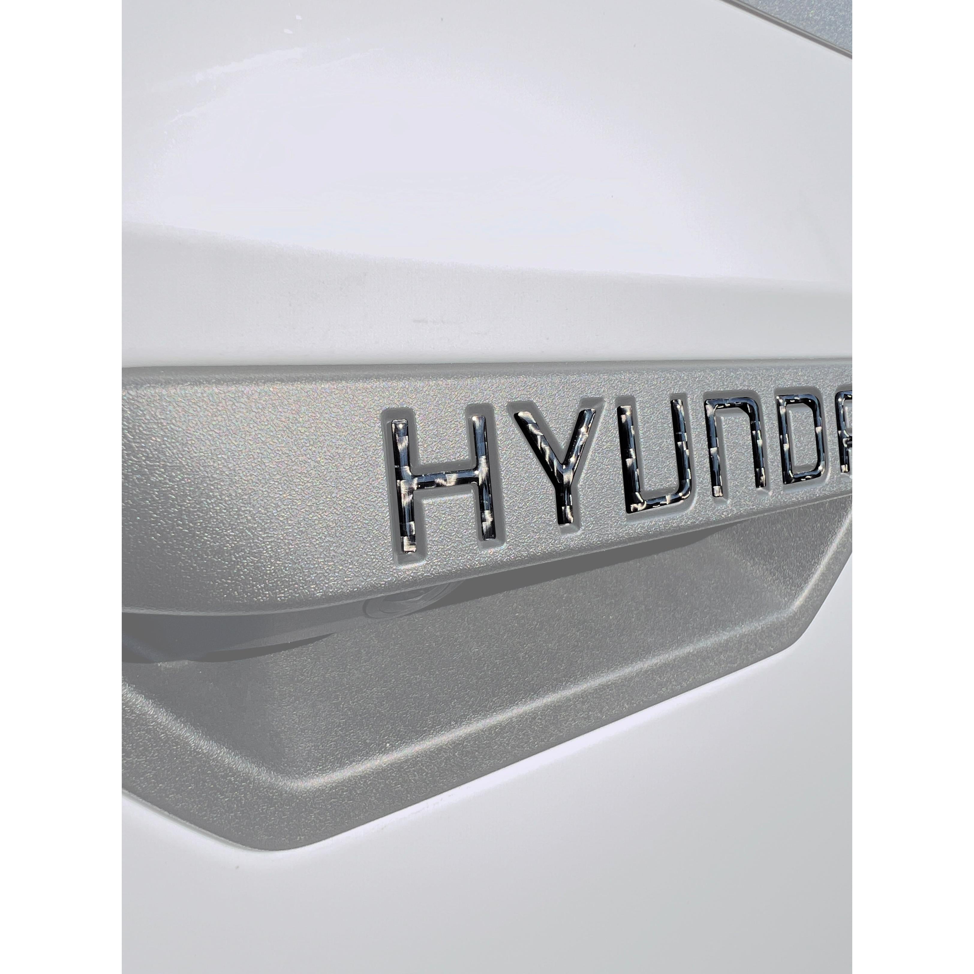 Tailgate Handle Letter Inserts Fits 2022-2026 Hyundai Santa Cruz