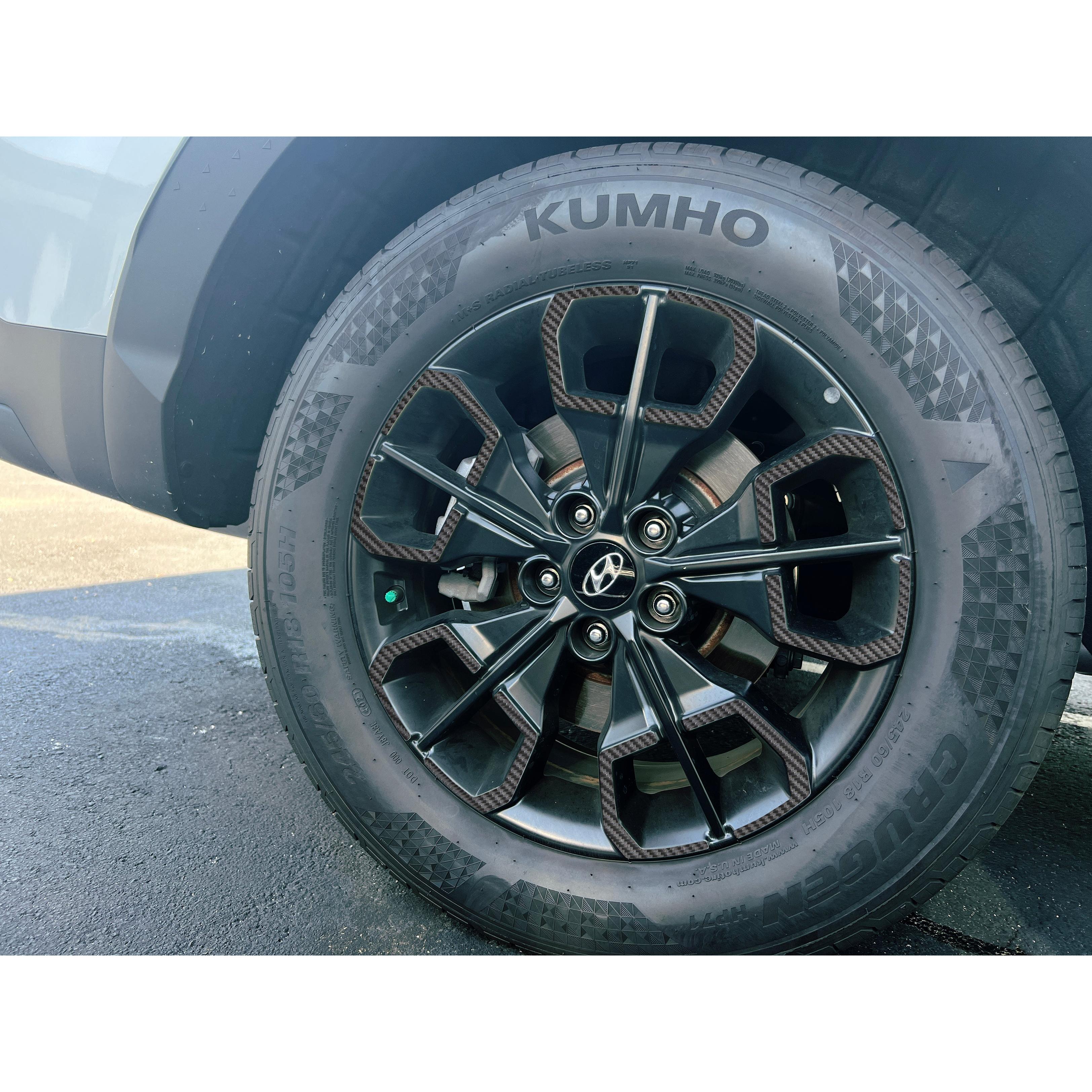 Wheel Accent Trim Fits 2022-2026 Hyundai Santa Cruz