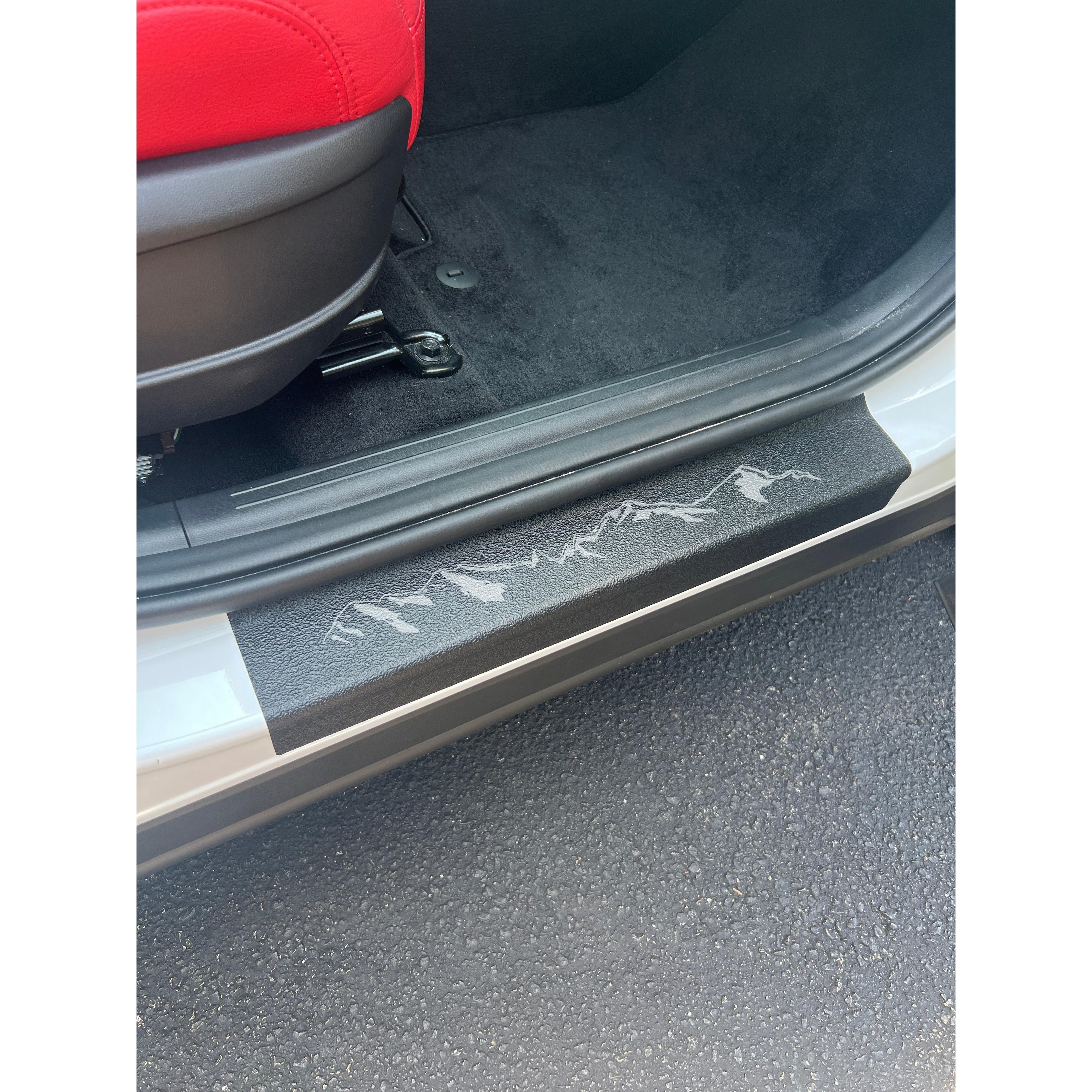 Textured Door Sill Overlays Fits 2022-2026 Hyundai Santa Cruz