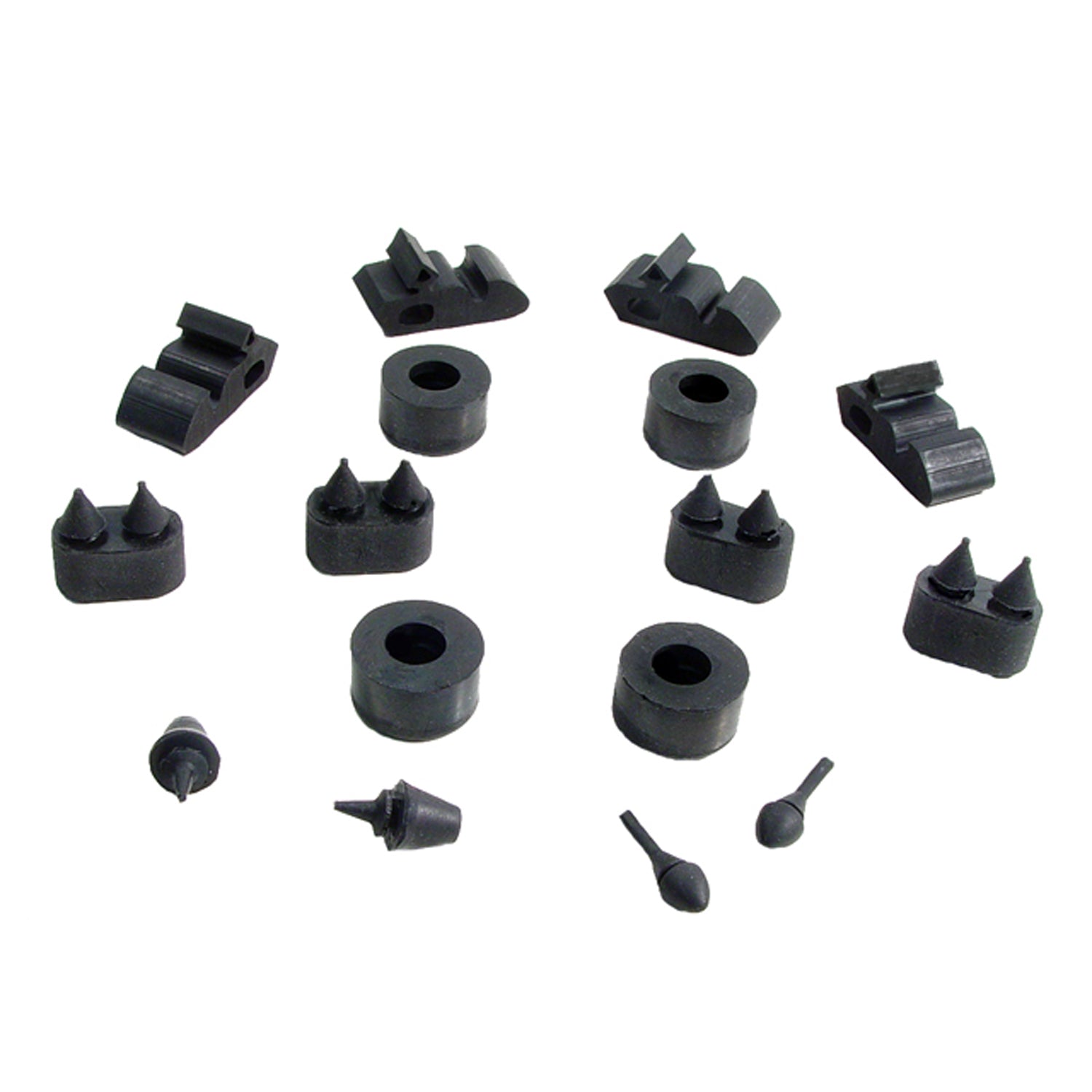 Snap-In-Bumper Kit 16-Piece For Chevrolet El Camino 1968-1972; SBK 205