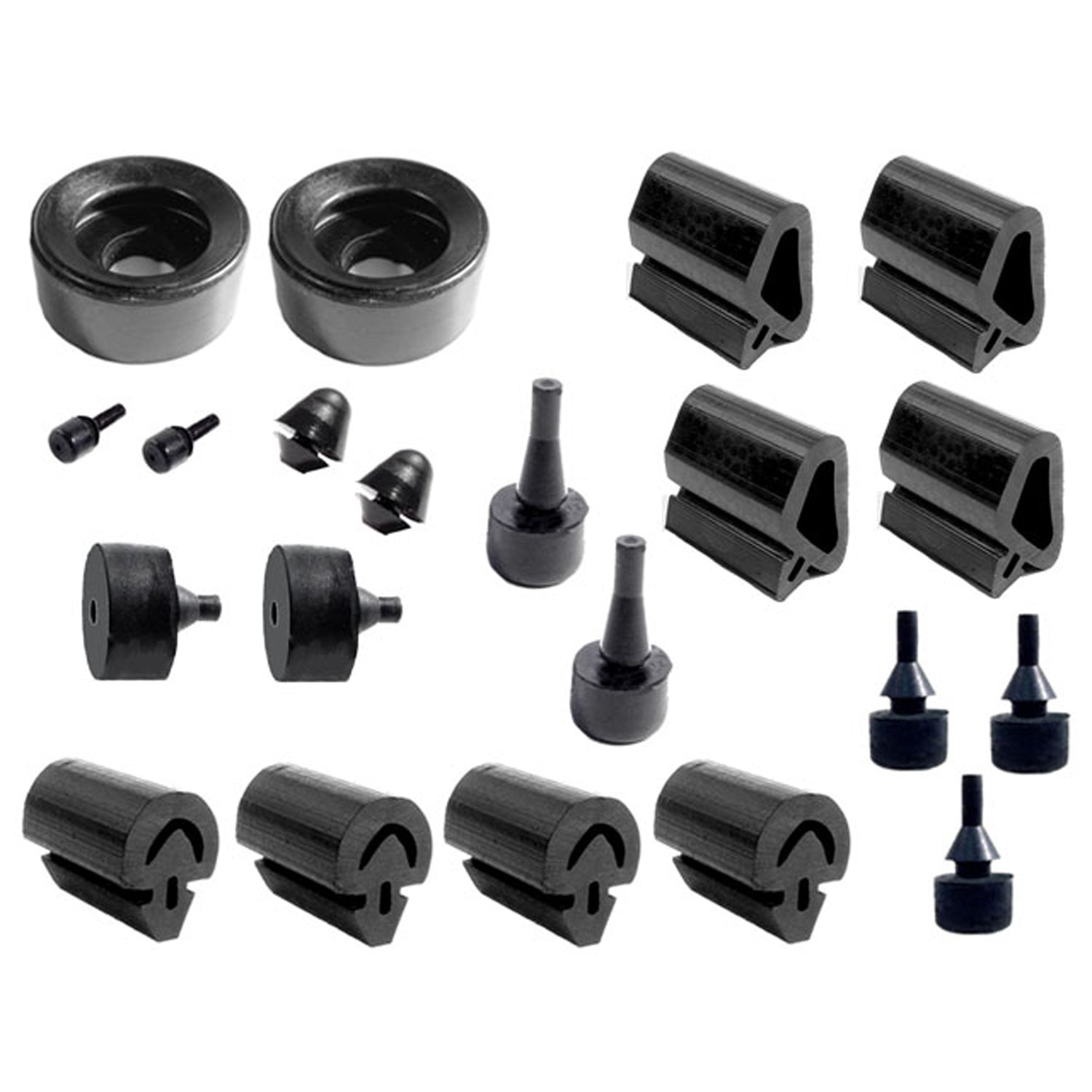 Snap-In-Bumper Kit 18-Piece For Dodge Charger 1968-1970; SBK 2323