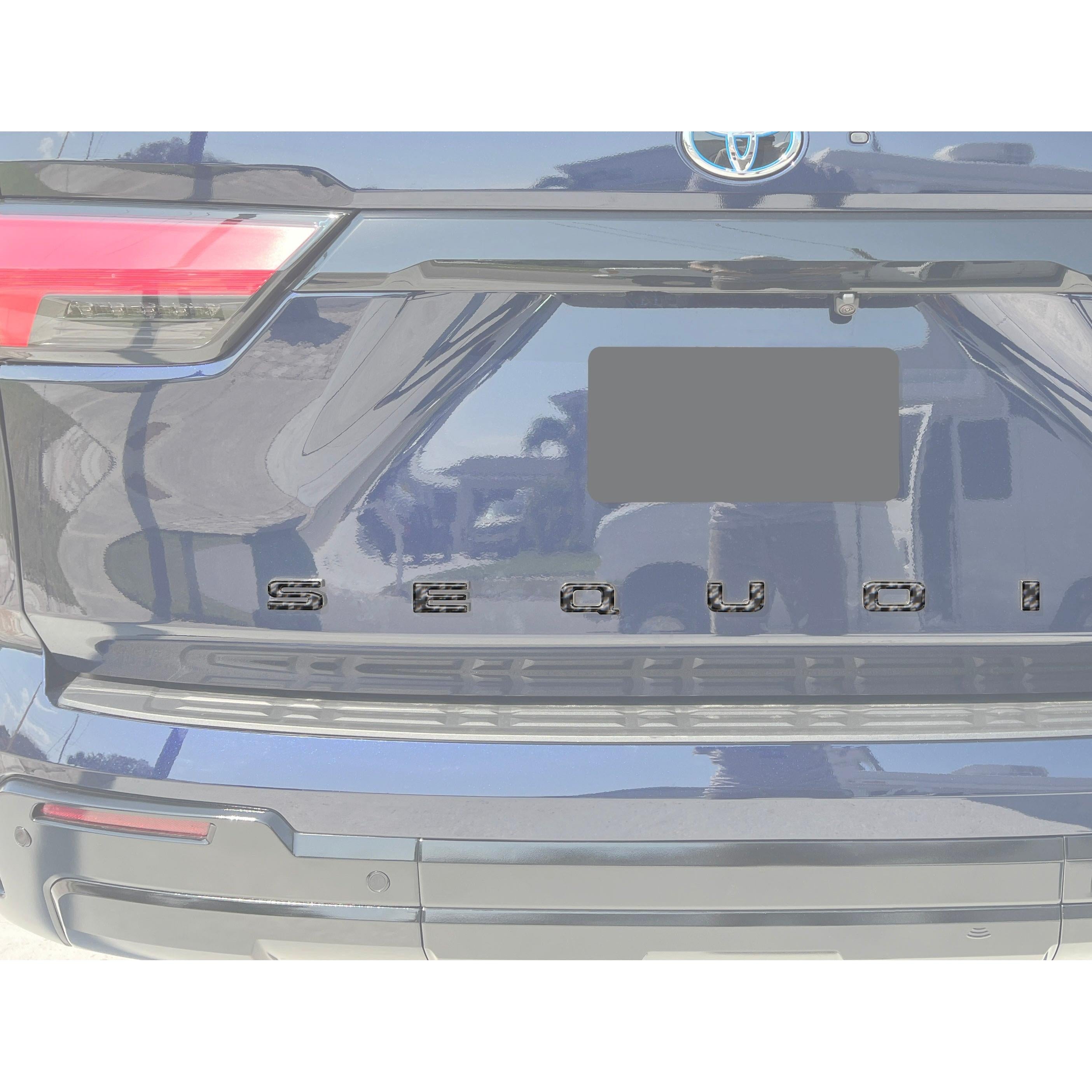 Rear Hatch Letter Overlays Fits 2023-2026 Toyota Sequoia