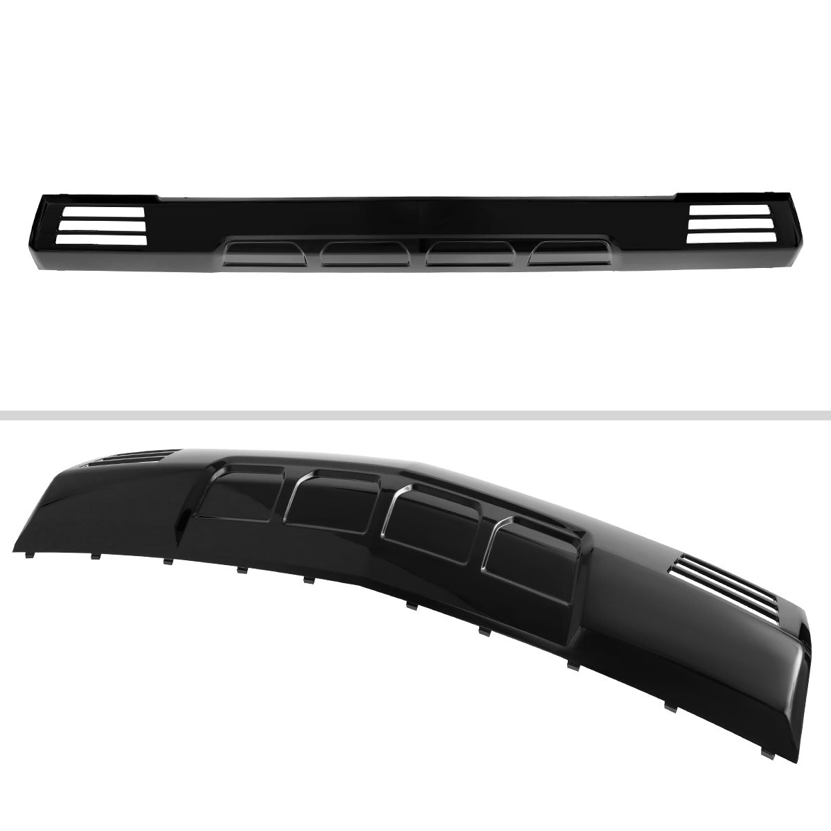 2022-2024 Chevrolet Silverado 1500 Black Front Bumper Lower Valance Skid Plate