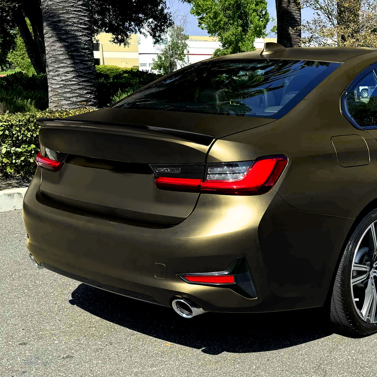 2019-2025 BMW G20 G80 3 Series 330i Glossy Black M Perfromance Aesthetic  ABS Rear Trunk  Spoiler
