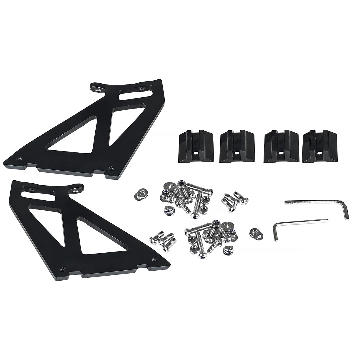 Universal Black CNC Aluminum 52" Double Deck Adjustable Trunk Spoiler Wing