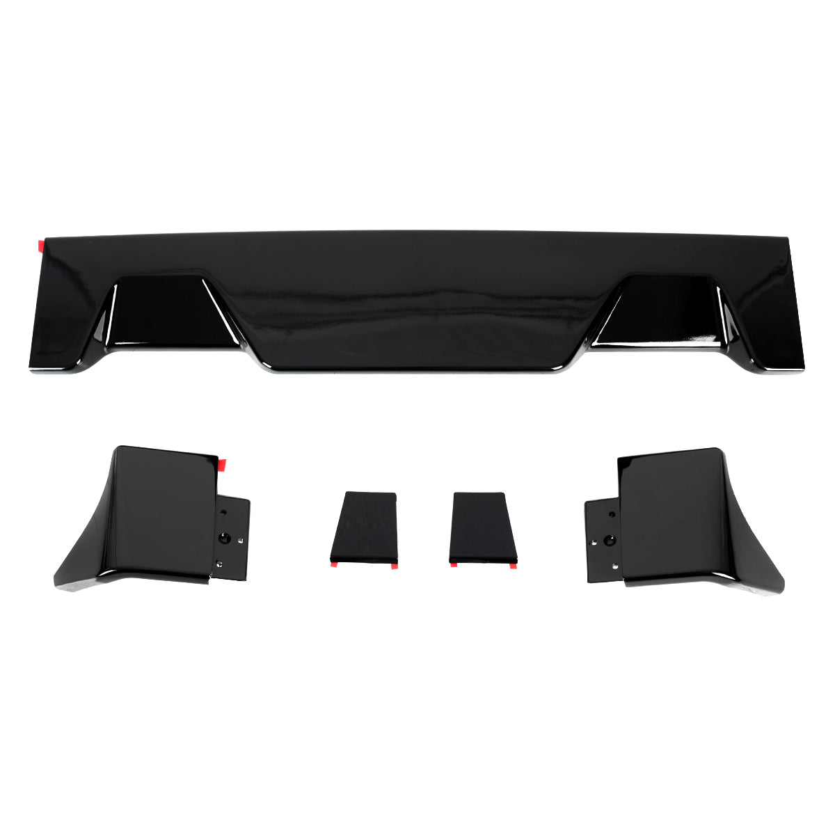 2013-2018 Dodge RAM 1500 Rear Roof Glossy Black Truck Spoiler Wing Kit