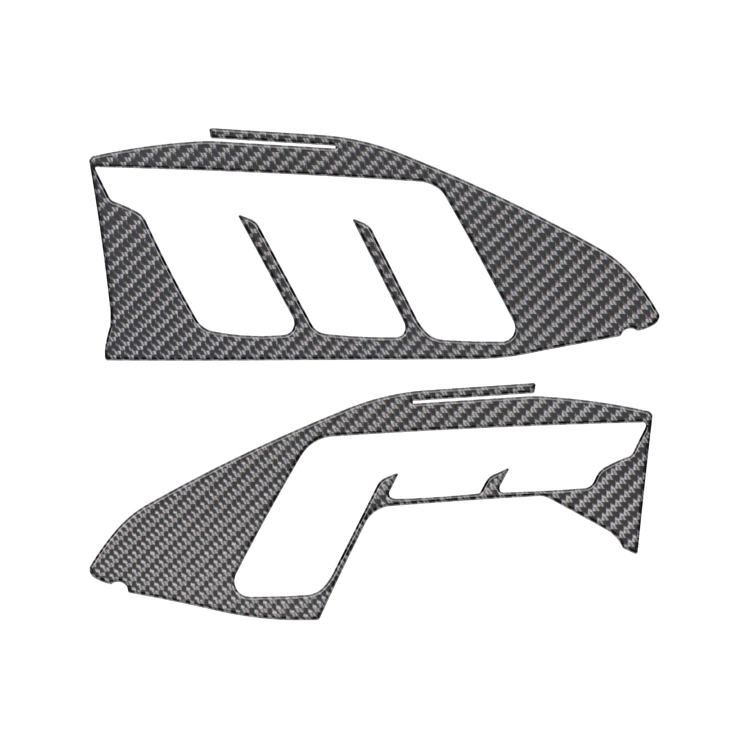 Engine Side Panel Cover Overlays Fits 2020-2024 Can-Am Spyder