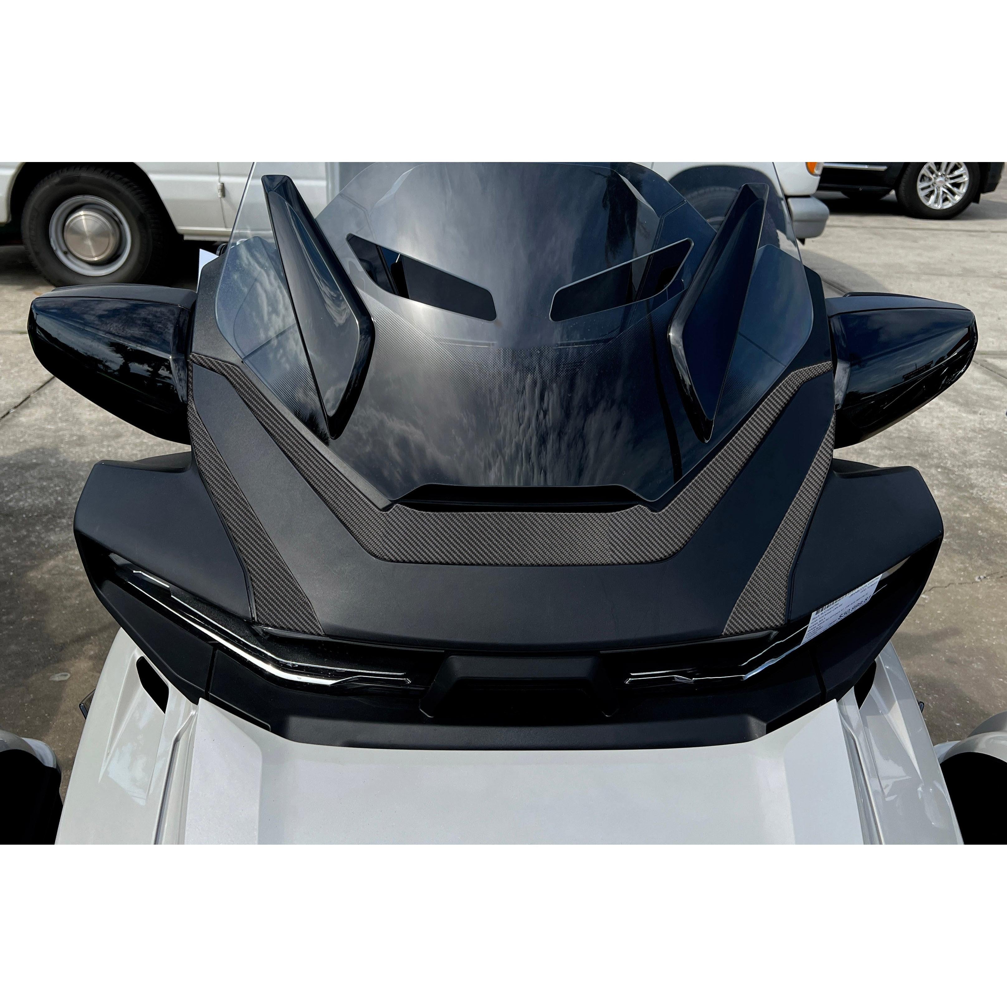 Front Fairing Accent Overlays Fits 2020-2024 Can-Am Spyder RT