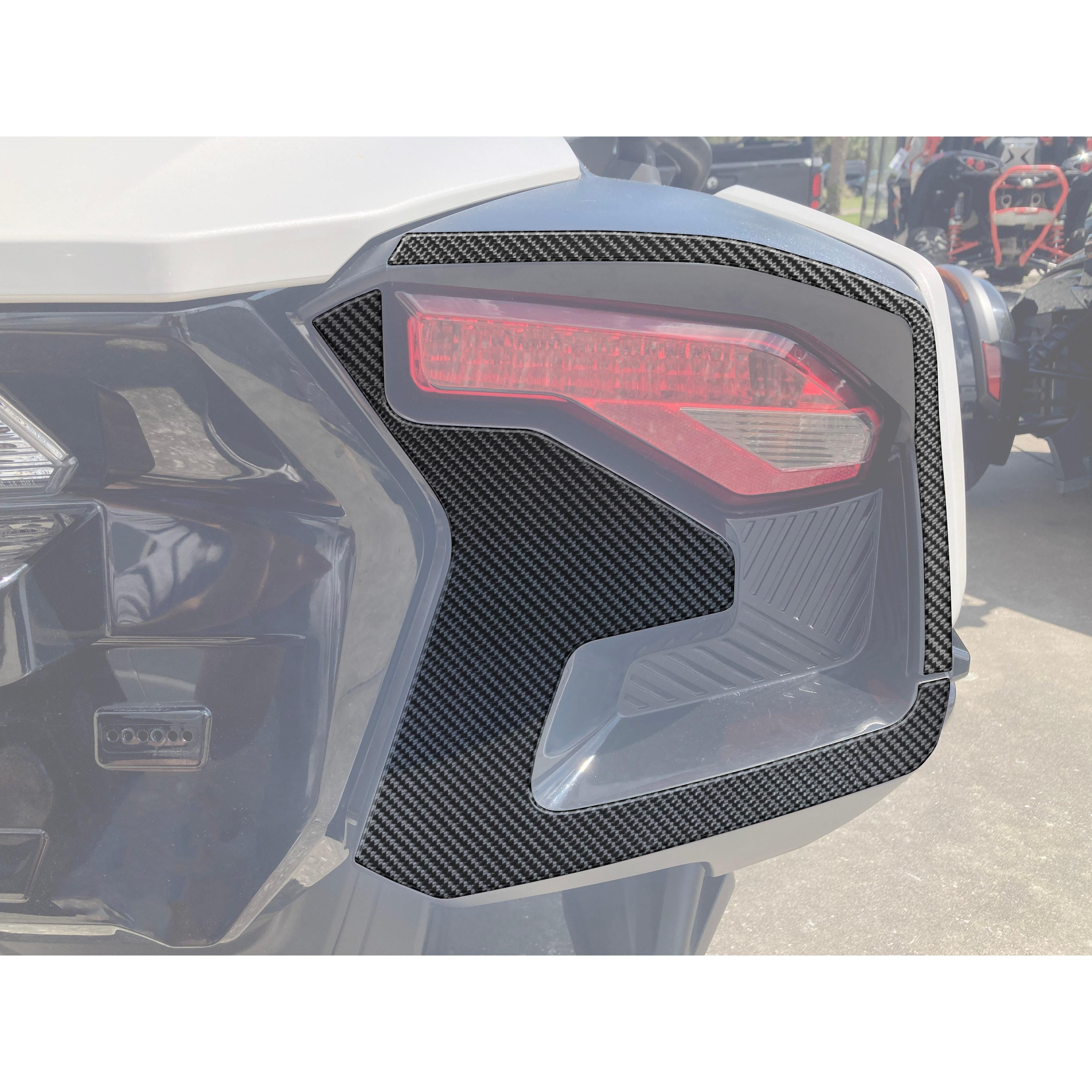 Rear Tail Light Accent Overlays Fits 2020-2024 Can-Am Spyder RT