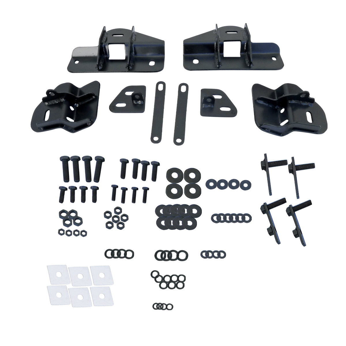 2009-2014 Ford F-150 Super Cab 3" Black Stainless Steel Side Step Nerf Bars