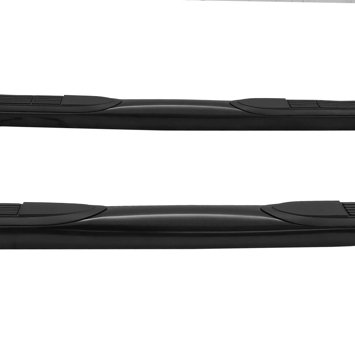 2015-2021 Ford F-150/F-250/F-350/F-450/F-550 Crew/SuperCrew Cab 3" Black Stainless Steel Side Step Nerf Bars