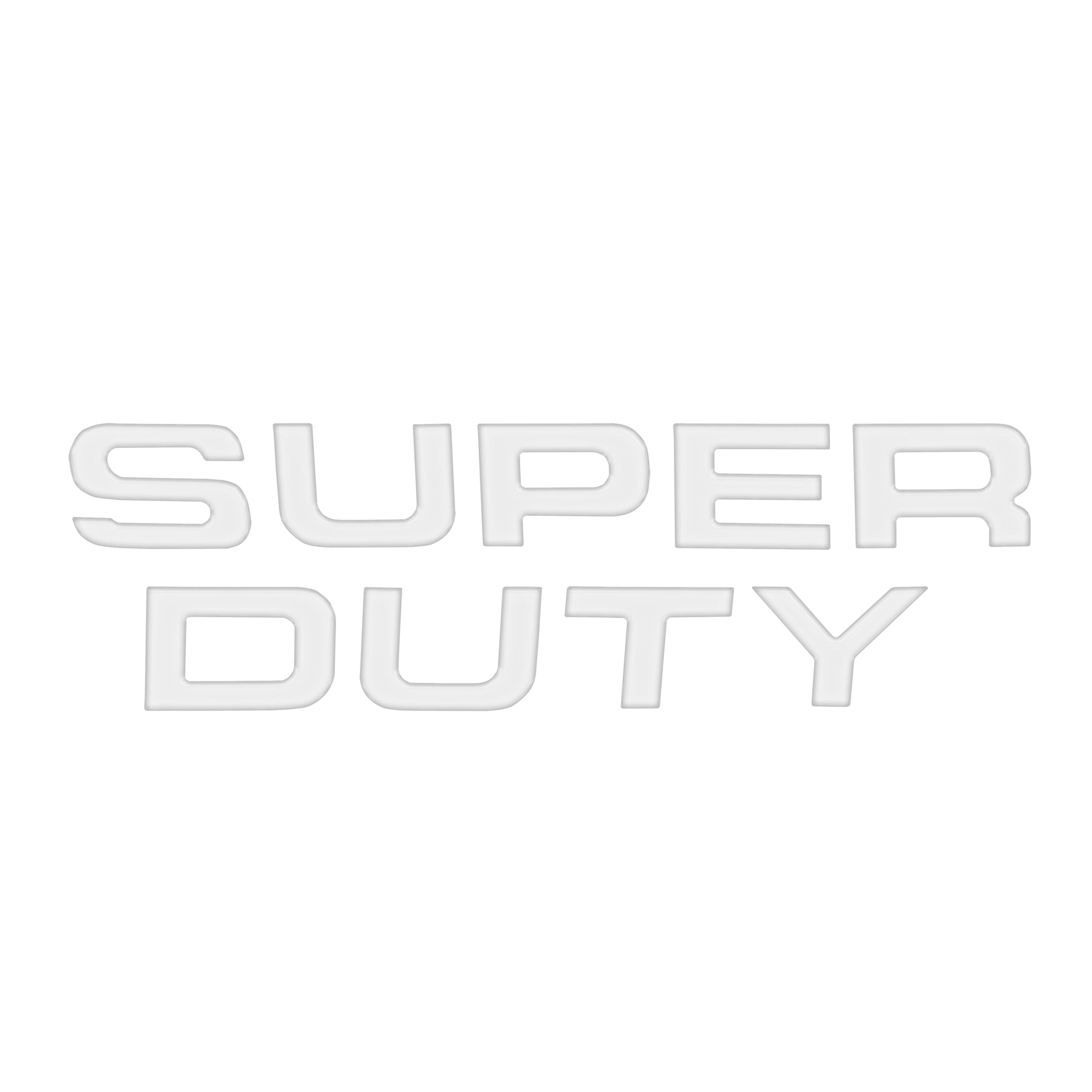 Hood Letter Inserts Fits 2008-2016 Ford Super Duty