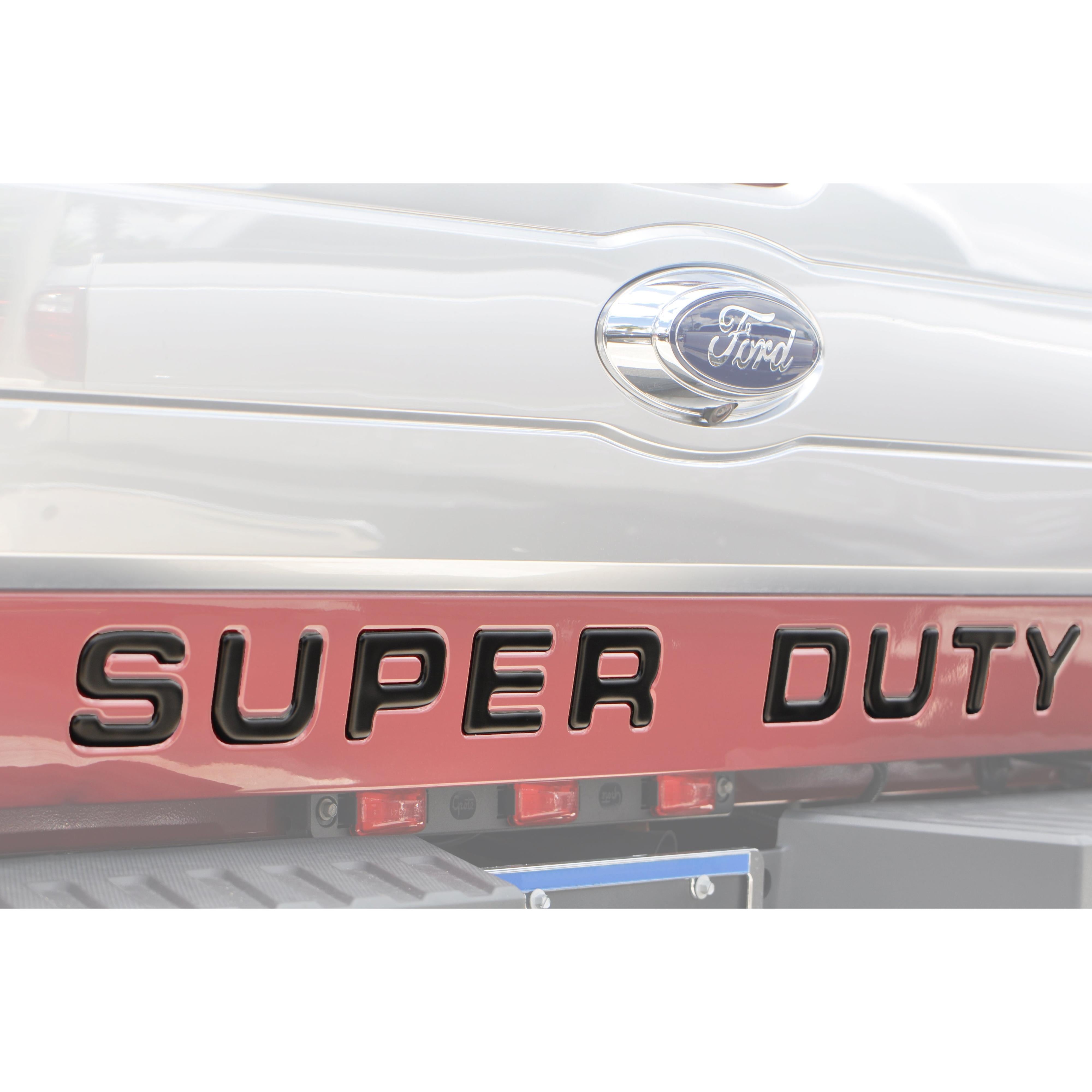 Tailgate Letter Inserts Fits 2008-2016 Ford Super Duty