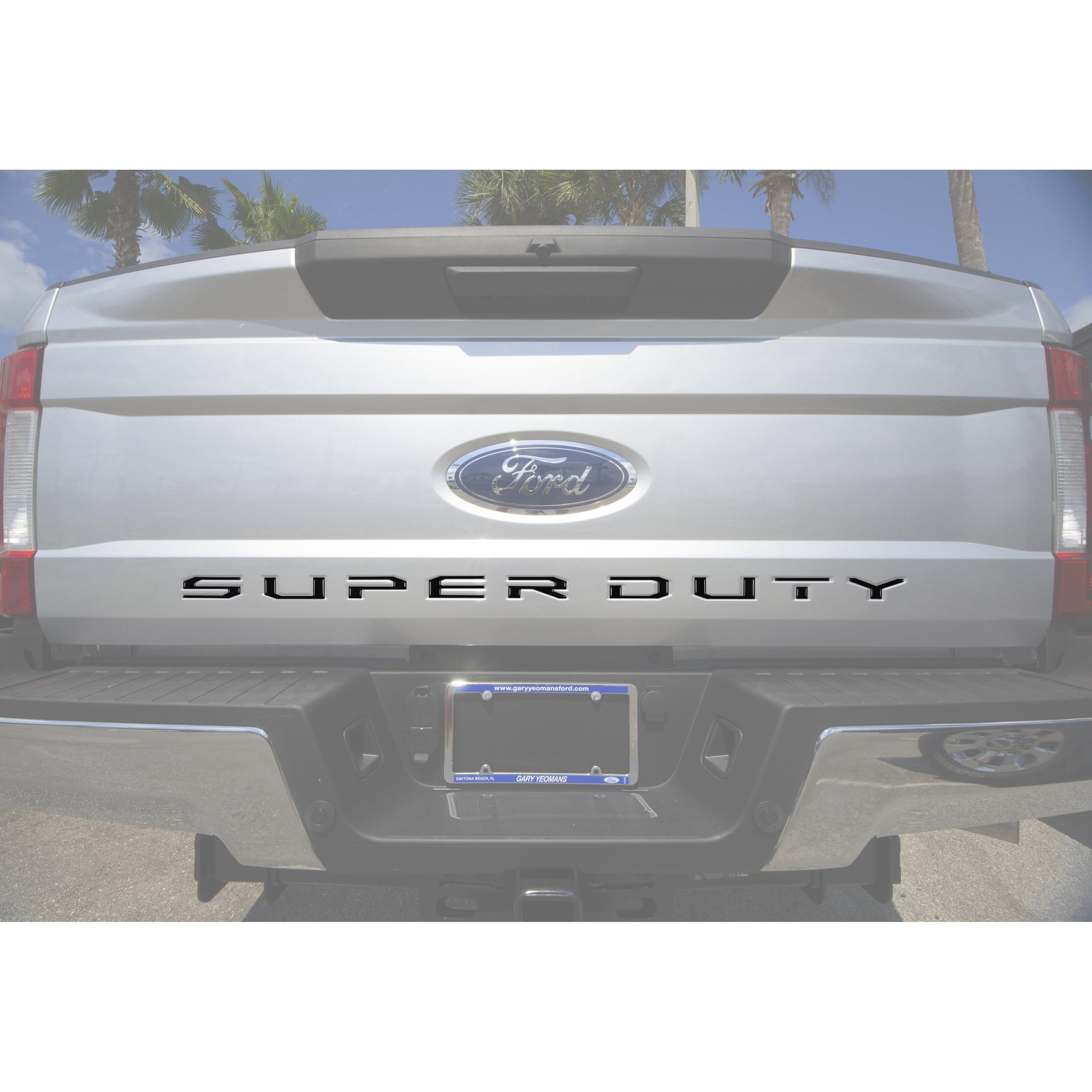 Tailgate Letter Inserts Fits 2017-2019 Ford Super Duty
