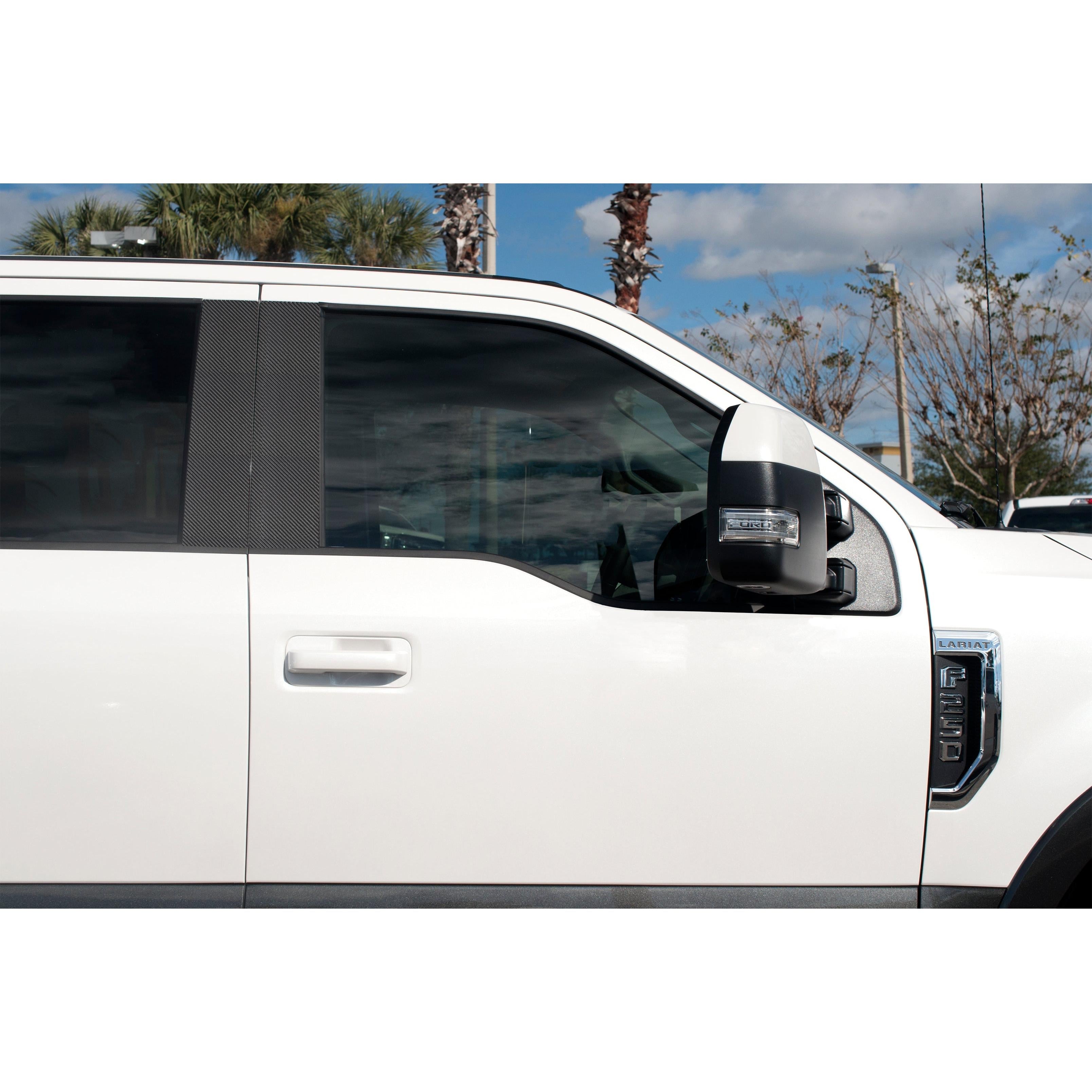 Door Pillars Accent Trim Fits 2017-2022 Ford Super Duty