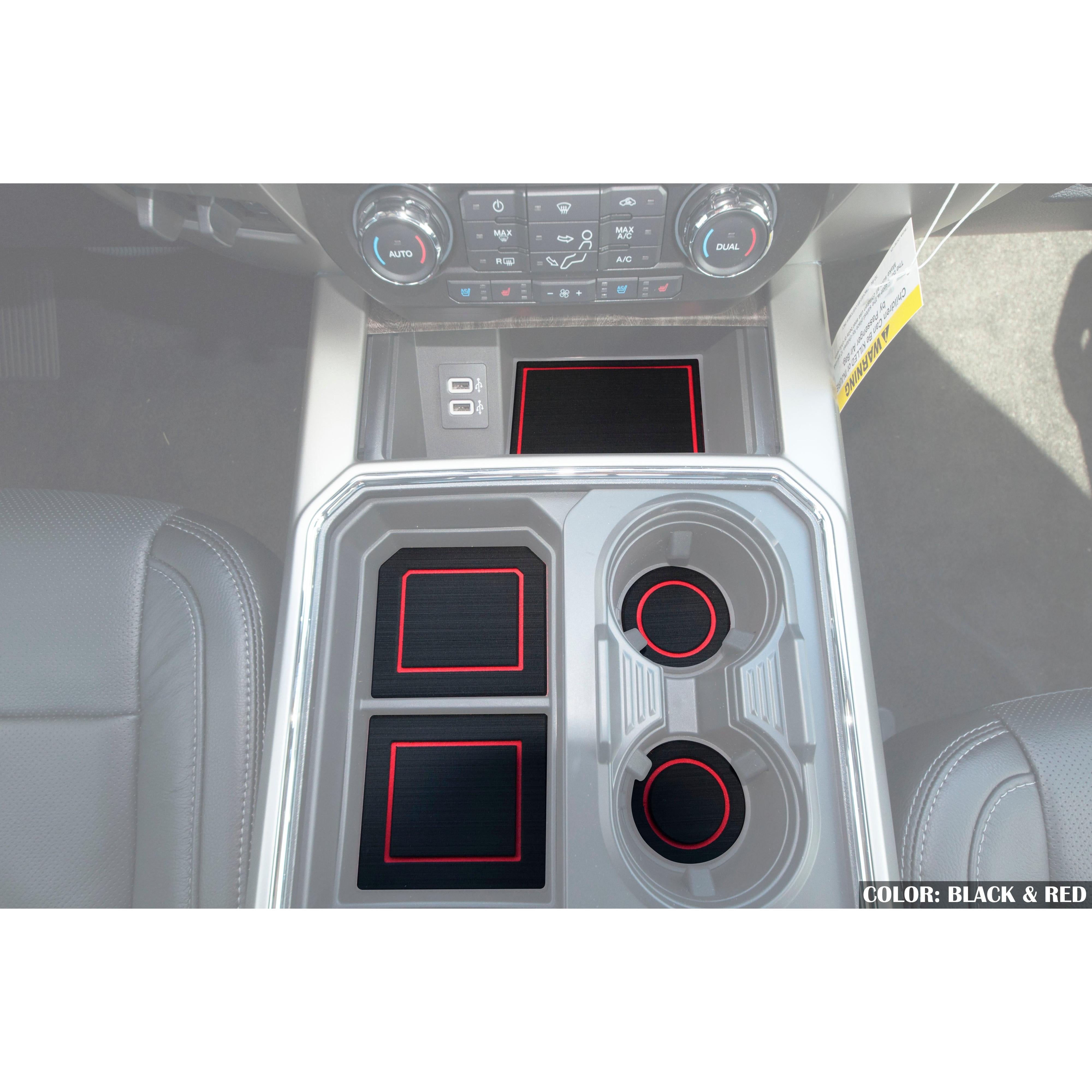 Interior Foam Cup Holder inserts Fits 2017-2022 Ford Super Duty