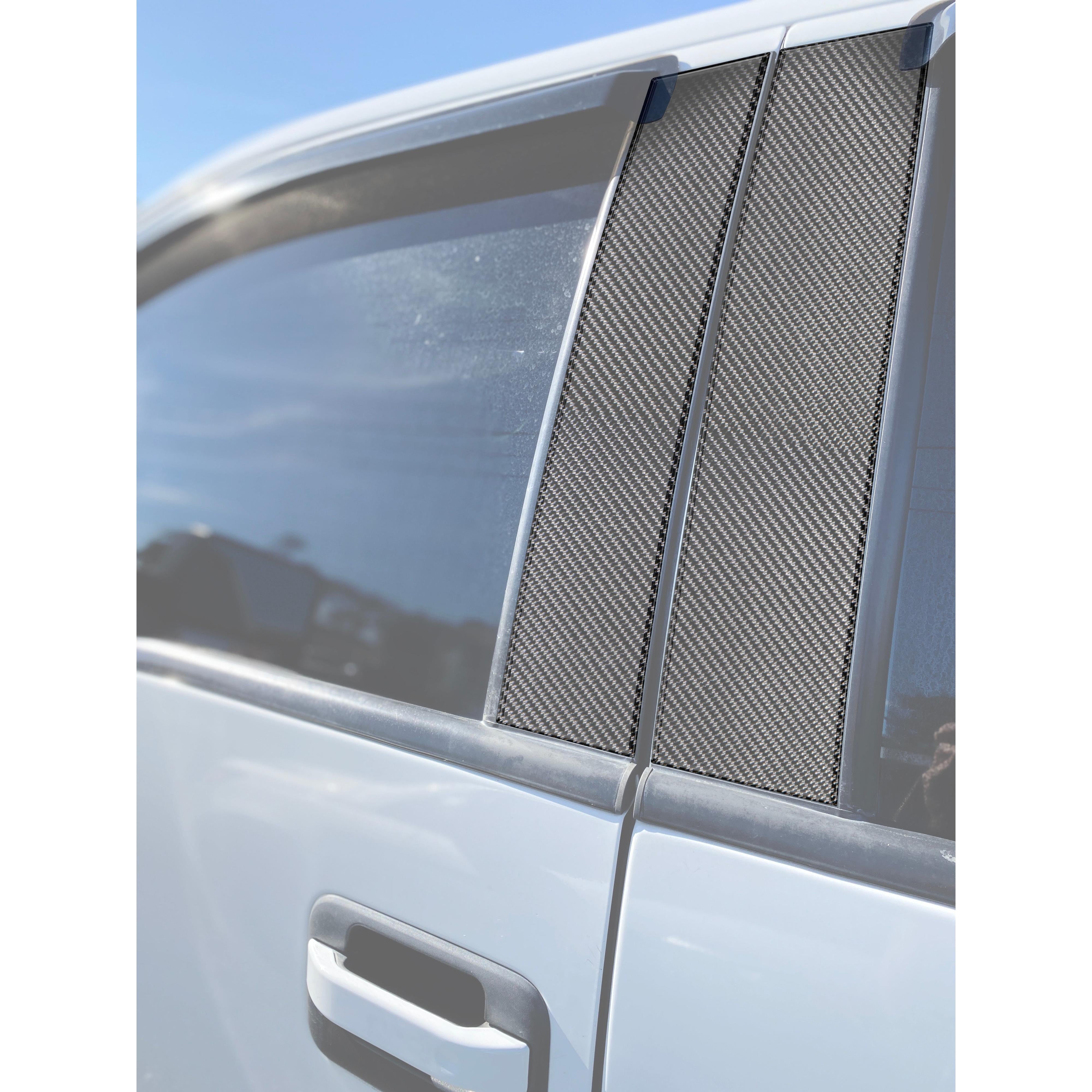 Door Pillars Accent Trim Fits 2009-2014 Ford F-150 (Super Crew/Super Cab)