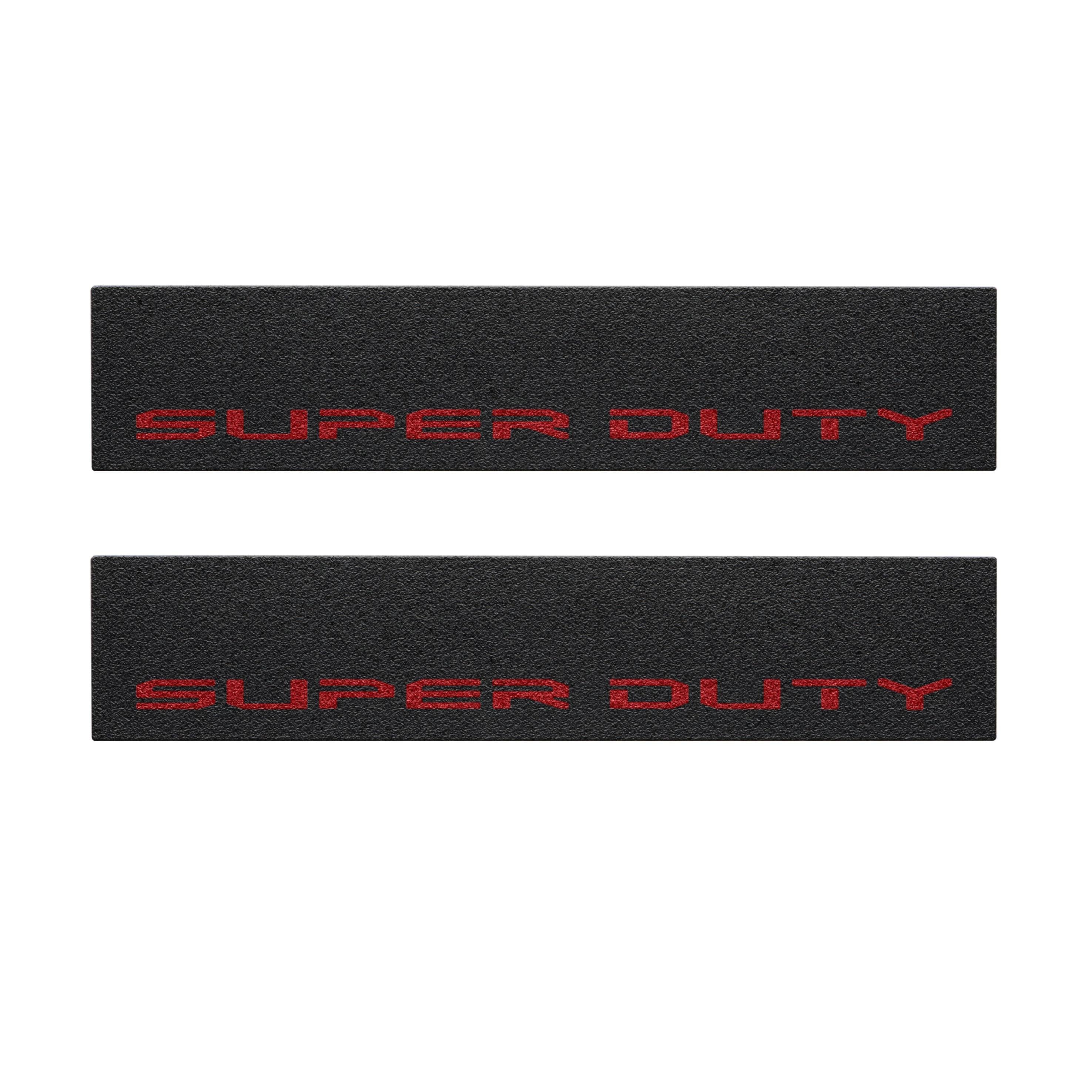Door Sill Protection Overlays (Textured) Fits 2017-2022 Ford Super Duty