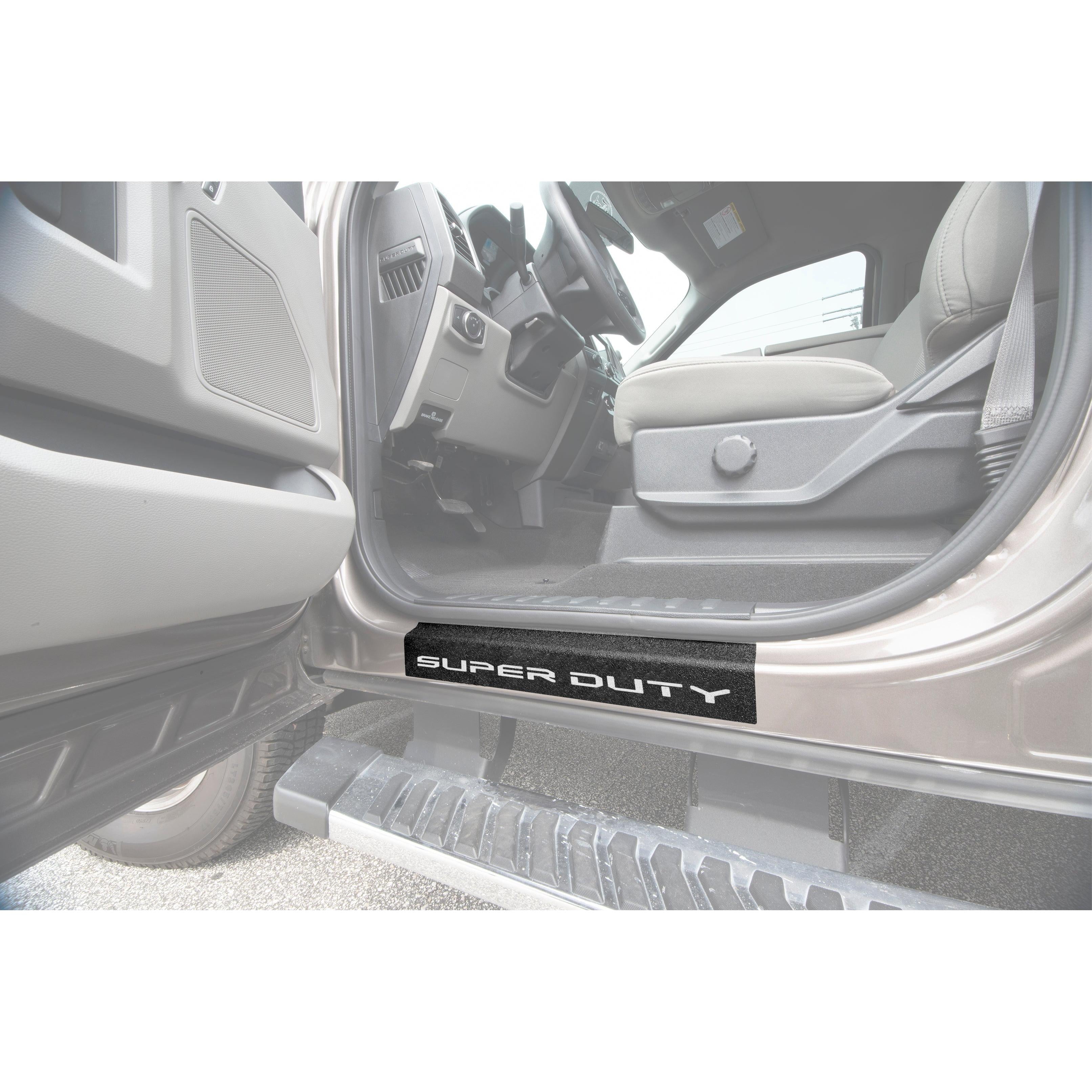 Door Sill Protection Overlays (Textured) Fits 2017-2022 Ford Super Duty